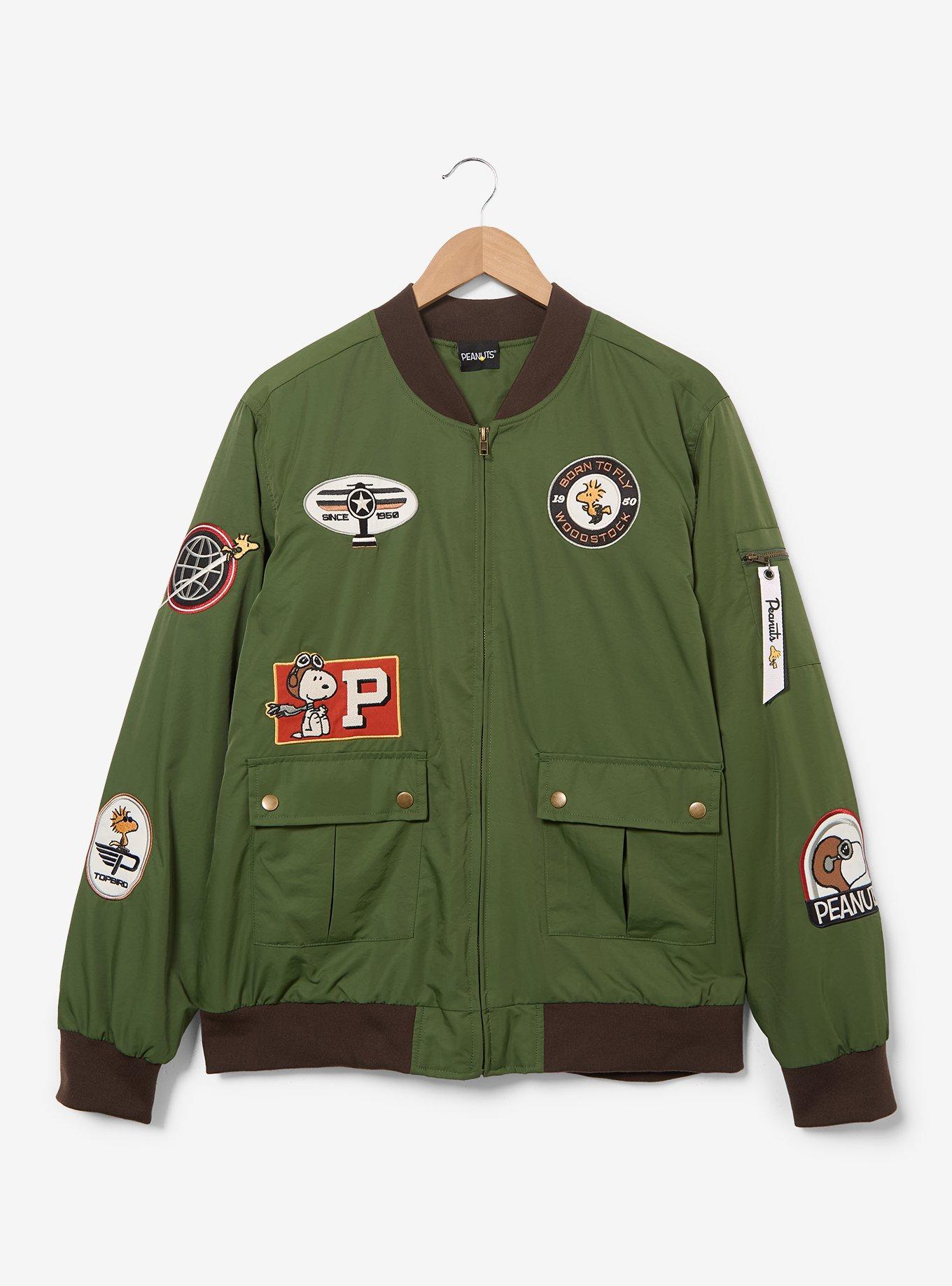 Peanuts Snoopy Flying Ace Bomber Jacket - BoxLunch Exclusive, , hi-res