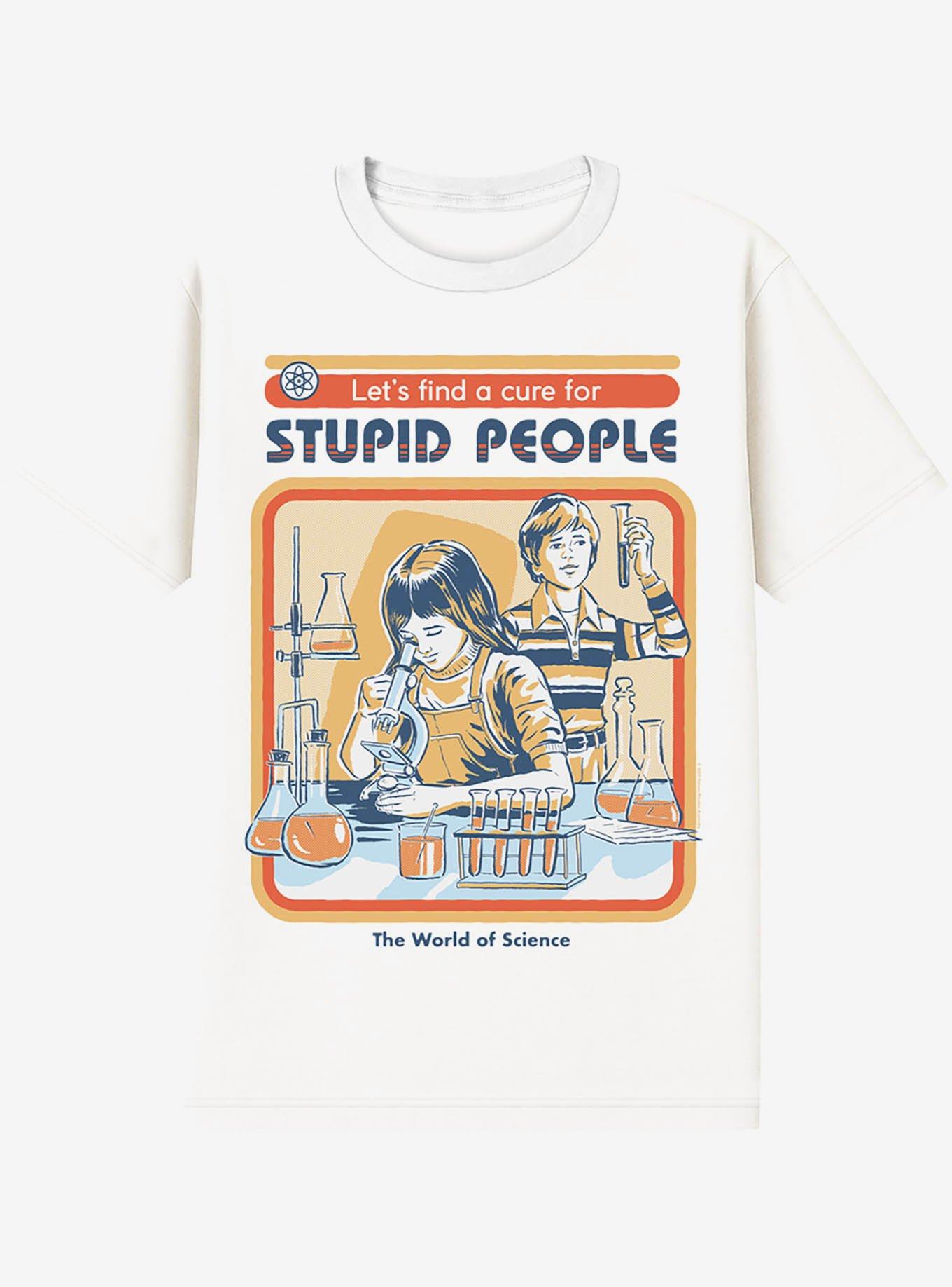 Steven Rhodes A Cure For Stupid People T-Shirt, , hi-res