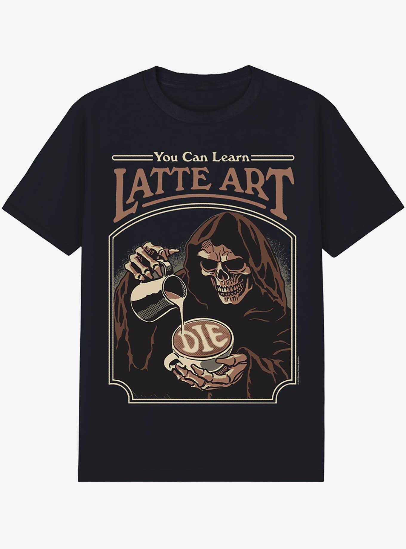 Steven Rhodes Latte Art T-Shirt, , hi-res