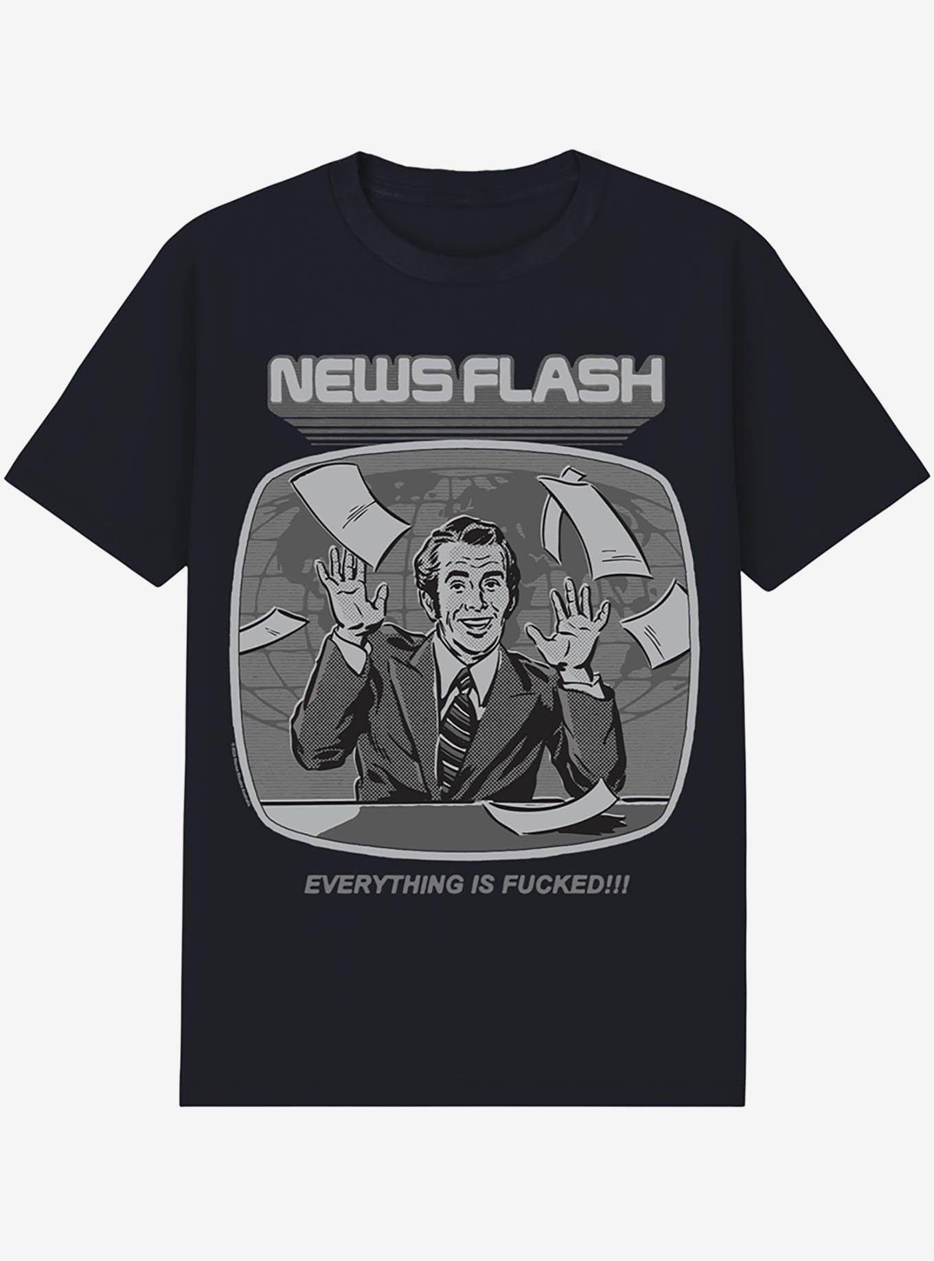 Steven Rhodes Newsflash T-Shirt, , hi-res