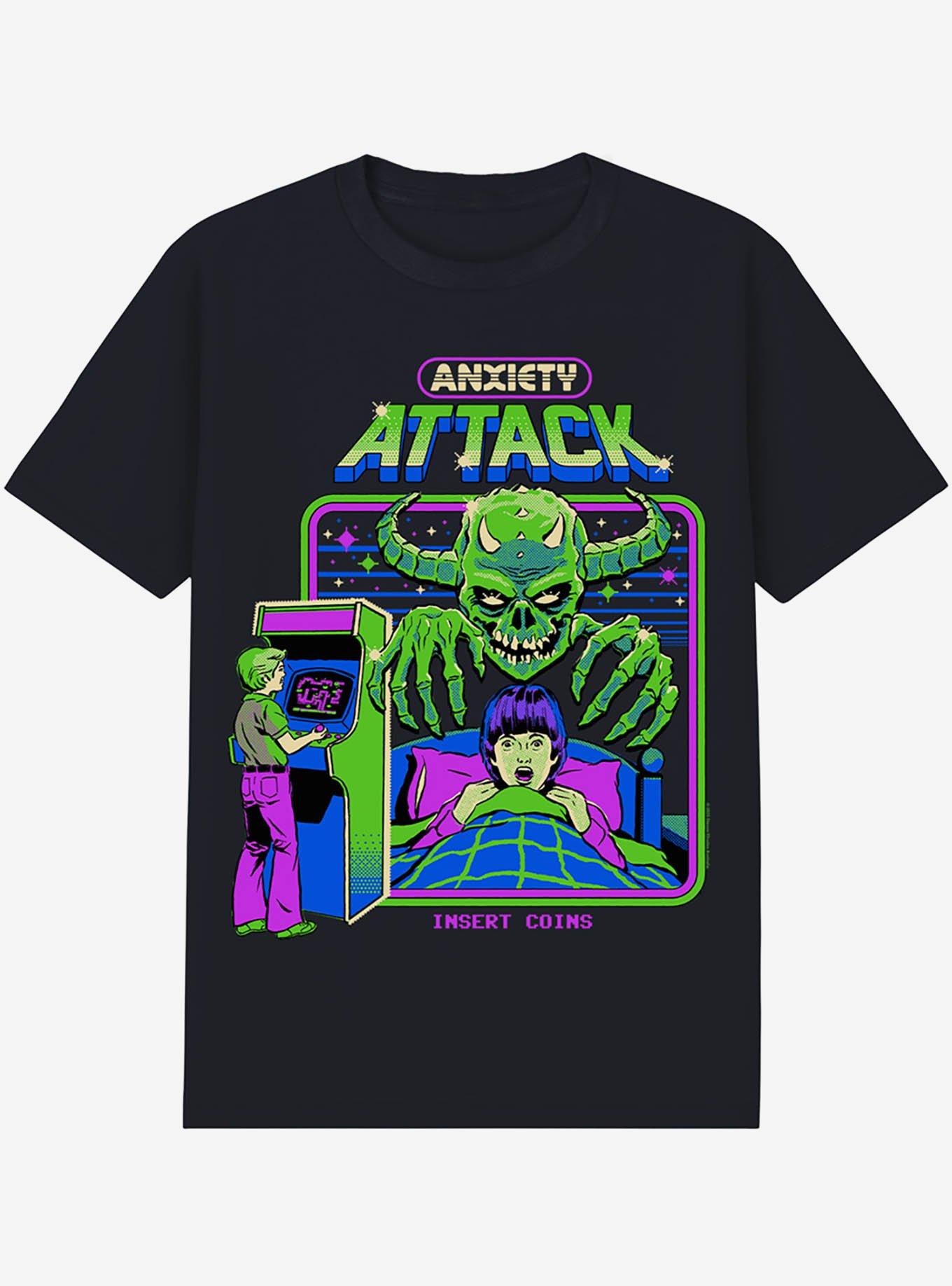 Steven Rhodes Anxiety Attack T-Shirt, , hi-res