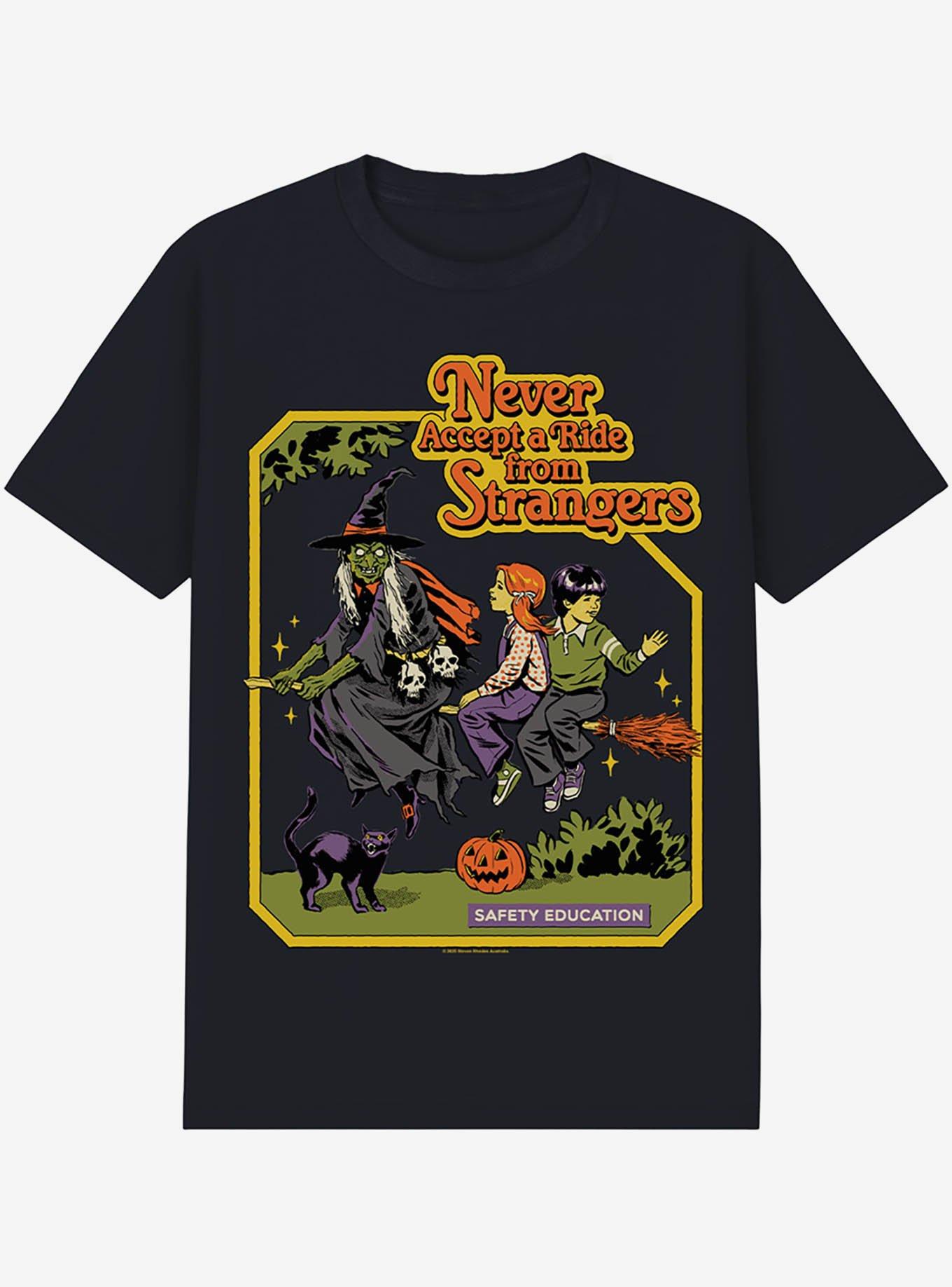 Steven Rhodes Never Accept A Ride T-Shirt, , hi-res