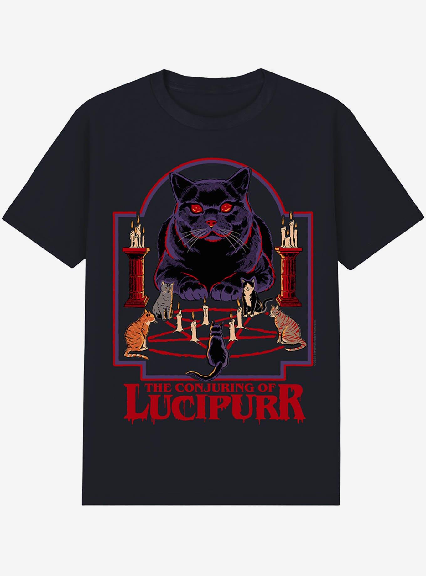 Steven Rhodes Lucipurr T-Shirt, BLACK, hi-res