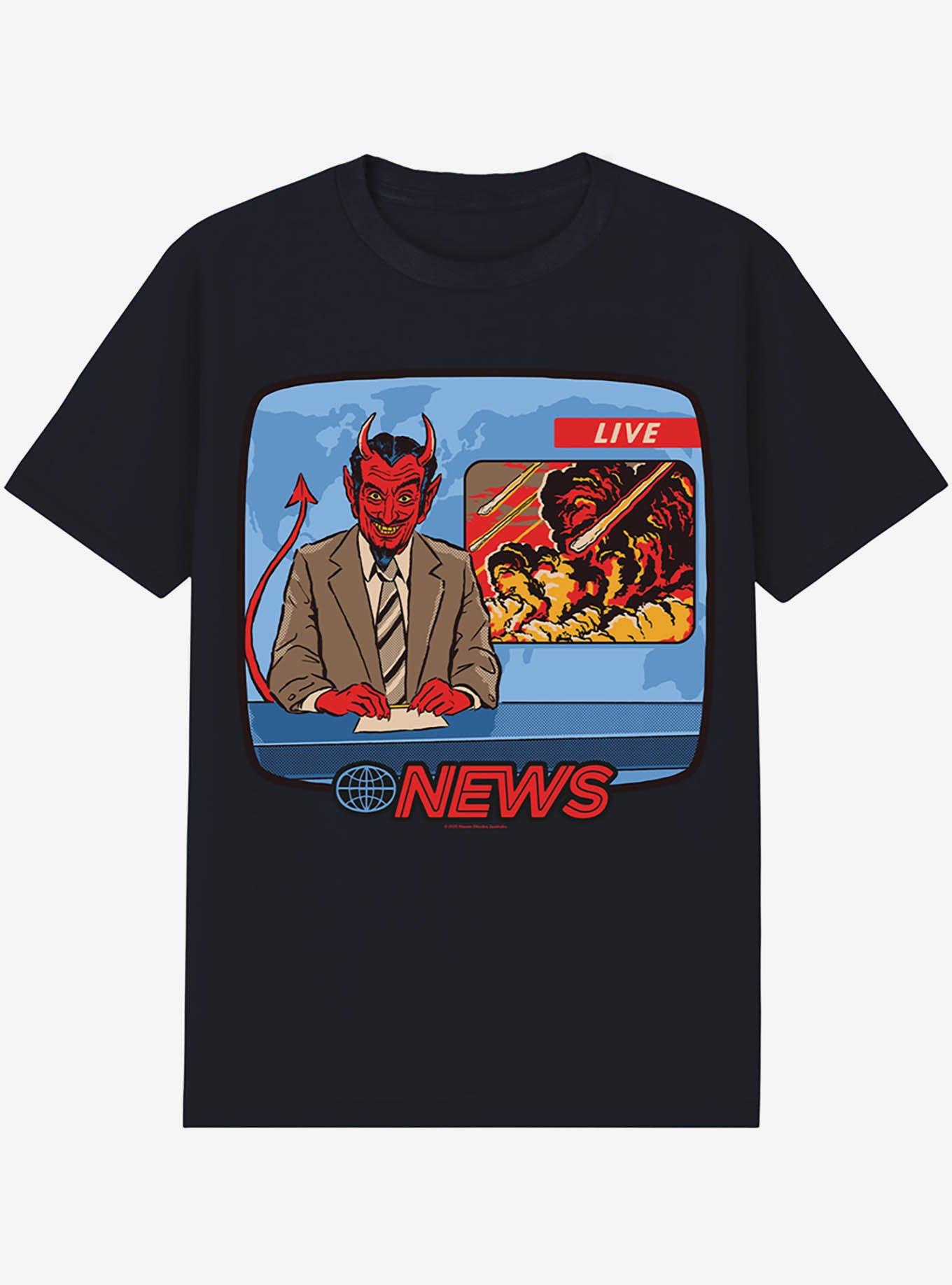 Steven Rhodes Breaking News T-Shirt, , hi-res