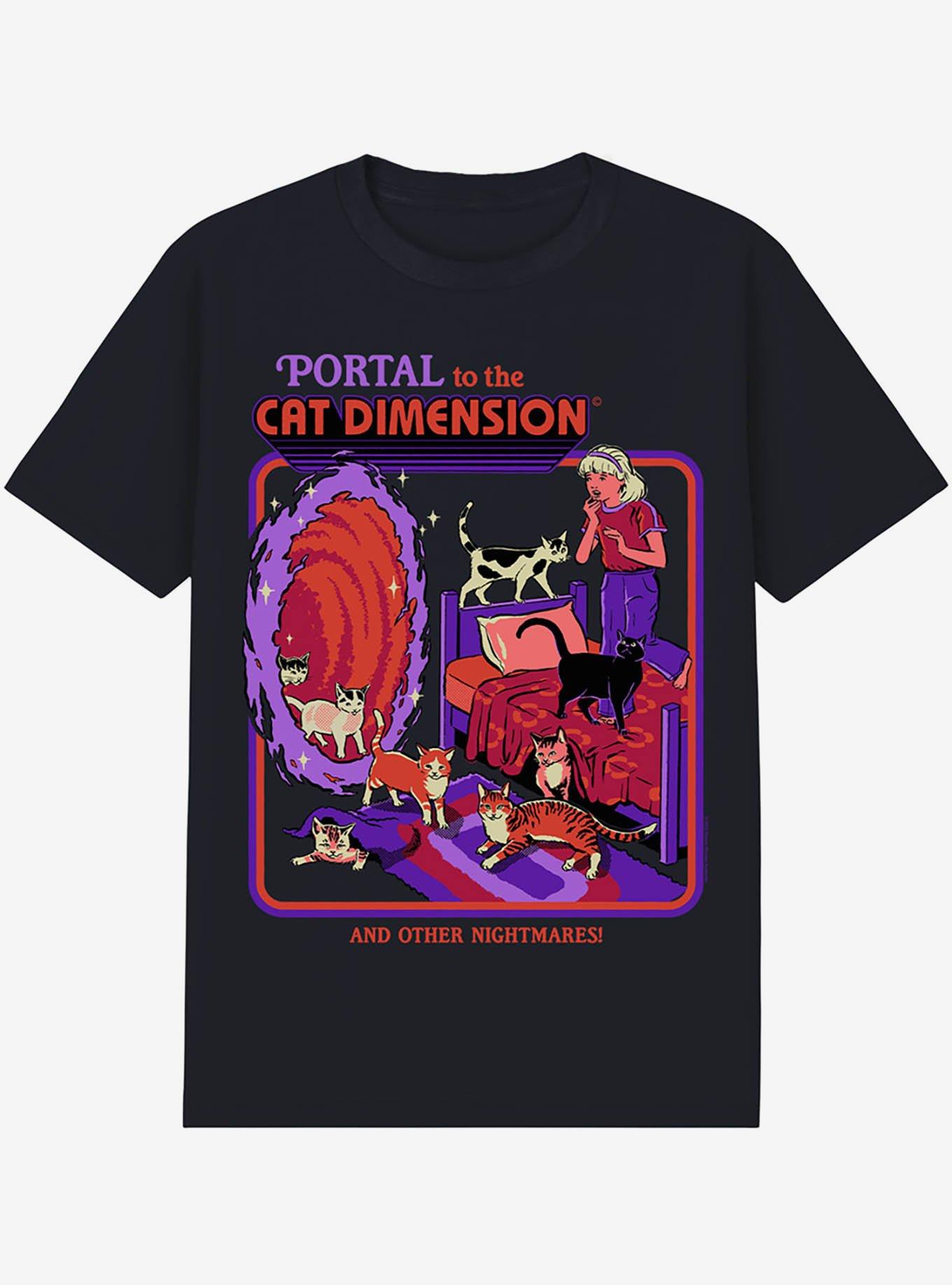 Steven Rhodes Cat Dimension T-Shirt, , hi-res