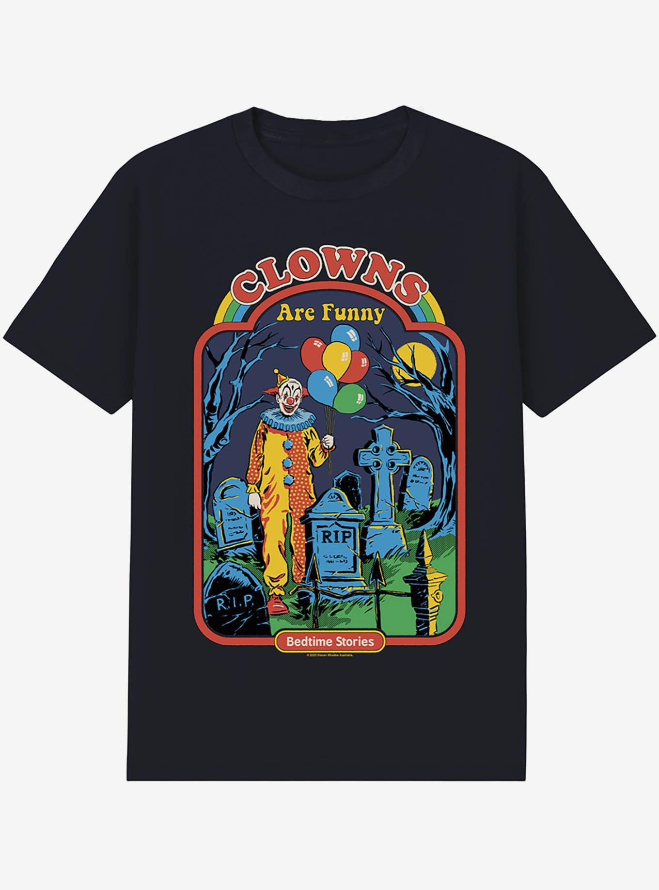 Steven Rhodes Clowns are Funny T-Shirt, , hi-res
