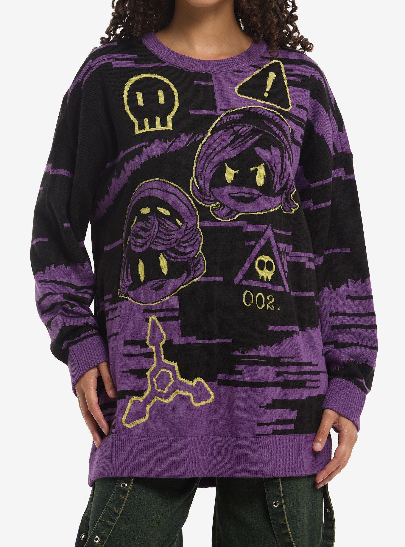 Murder Drones Icons Girls Sweater, , hi-res