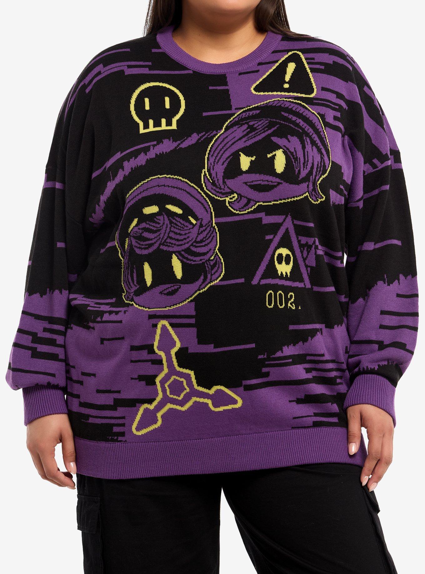 Murder Drones Icons Girls Sweater Plus Size, , hi-res