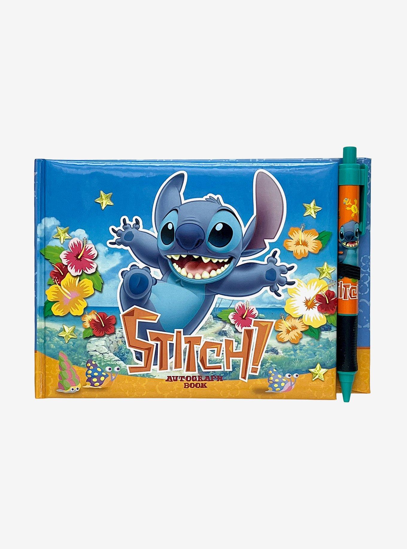 Disney Lilo & Stitch Hibiscus Autograph Book & Pen