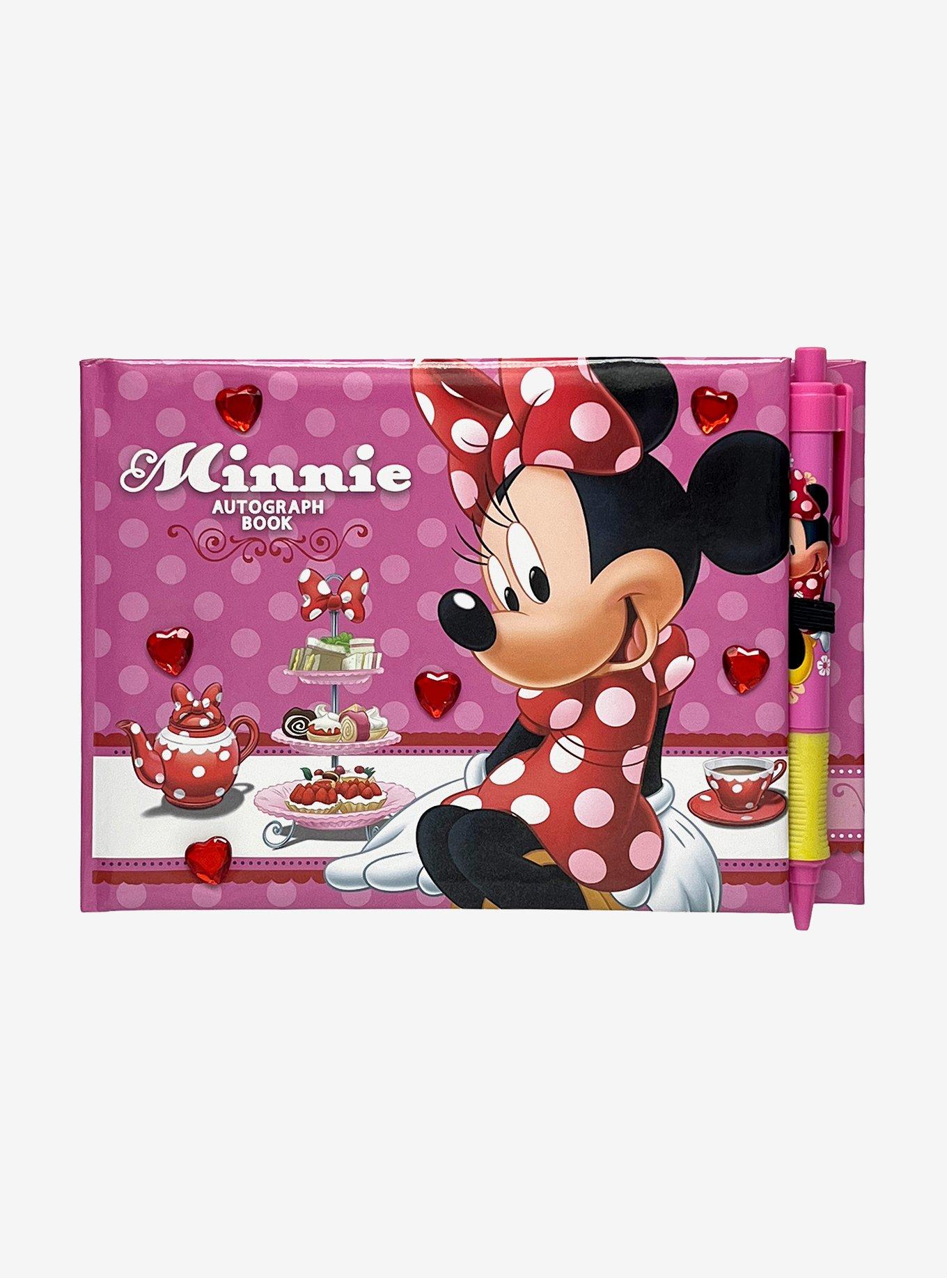 Disney Minnie Mouse Autograph Book & Pen