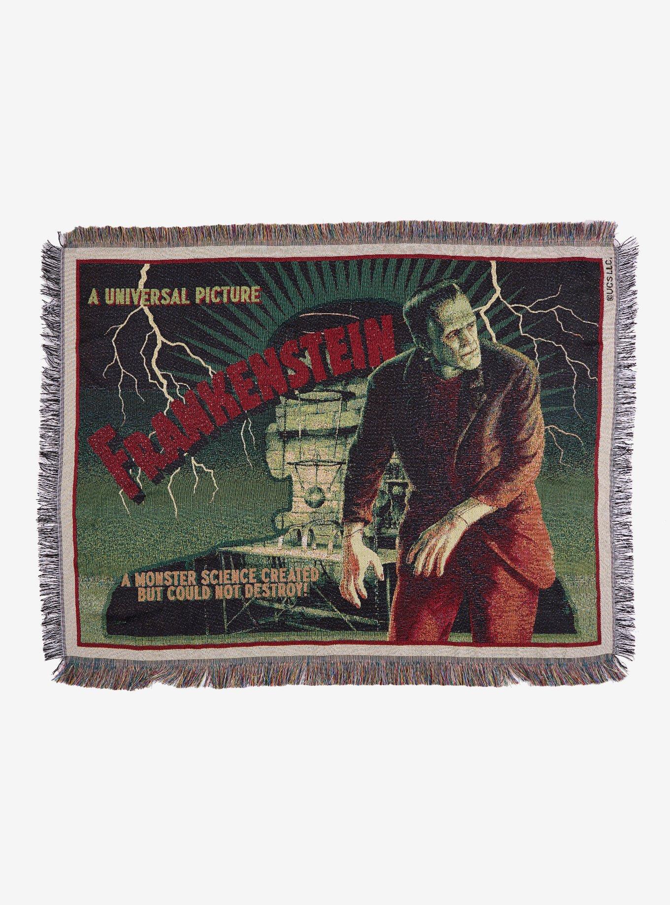 Frankenstein A Monster Science Created Tapestry Throw - Boxlunch Exclusive