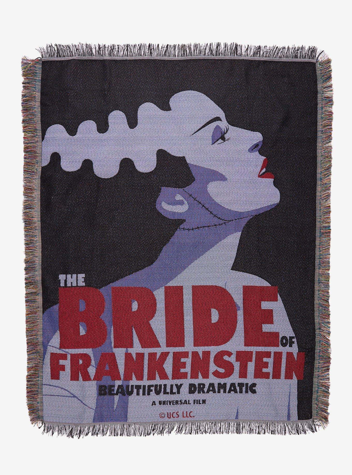 The Bride of Frankenstein Tapestry Throw - BoxLunch Exclusive, , hi-res
