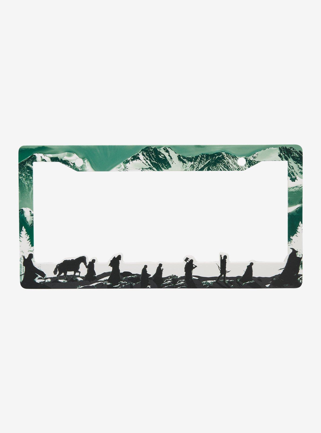The Lord of The Rings Fellowship Walking Scene License Plate Frame - BoxLunch Exclusive, , hi-res