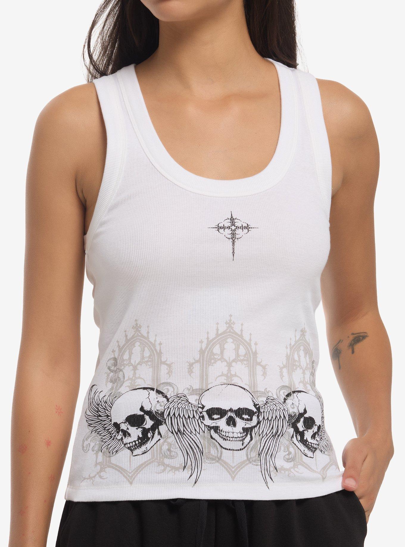 Social Collision Skull Cathedral Girls Tank Top | Hot Topic