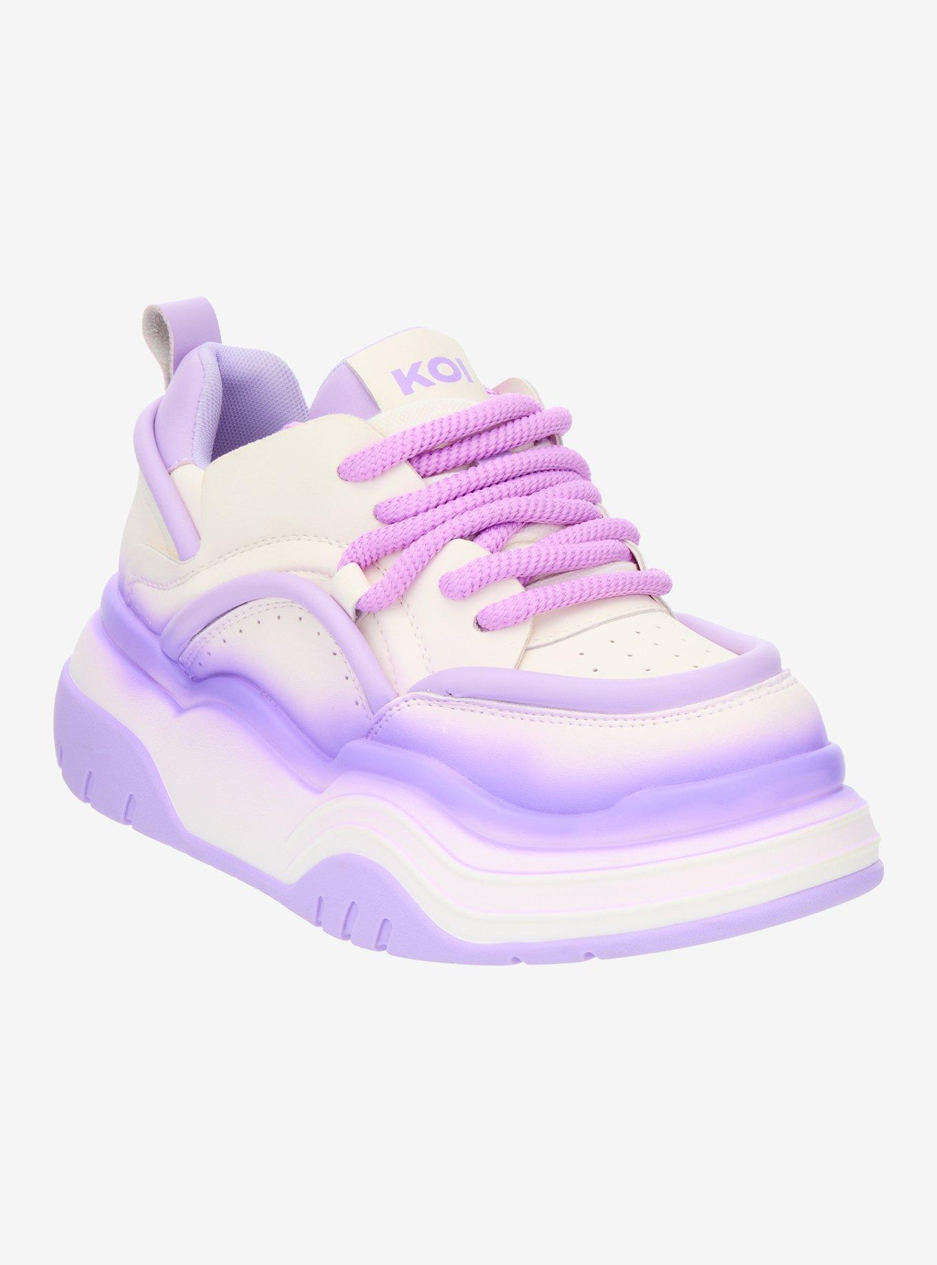 Koi Violet Reef Platform Sneakers, , hi-res
