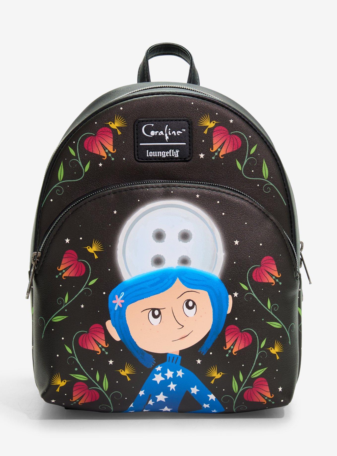 coraline garden mini backpack Loungefly Party  Officially Licensed, Faux Leather, Zippered Pockets : Clothing, Shoes & Jewelry Coraline must then conjure up all her bravery and resources to return to her own life and family Coraline Garden Mini Backpack