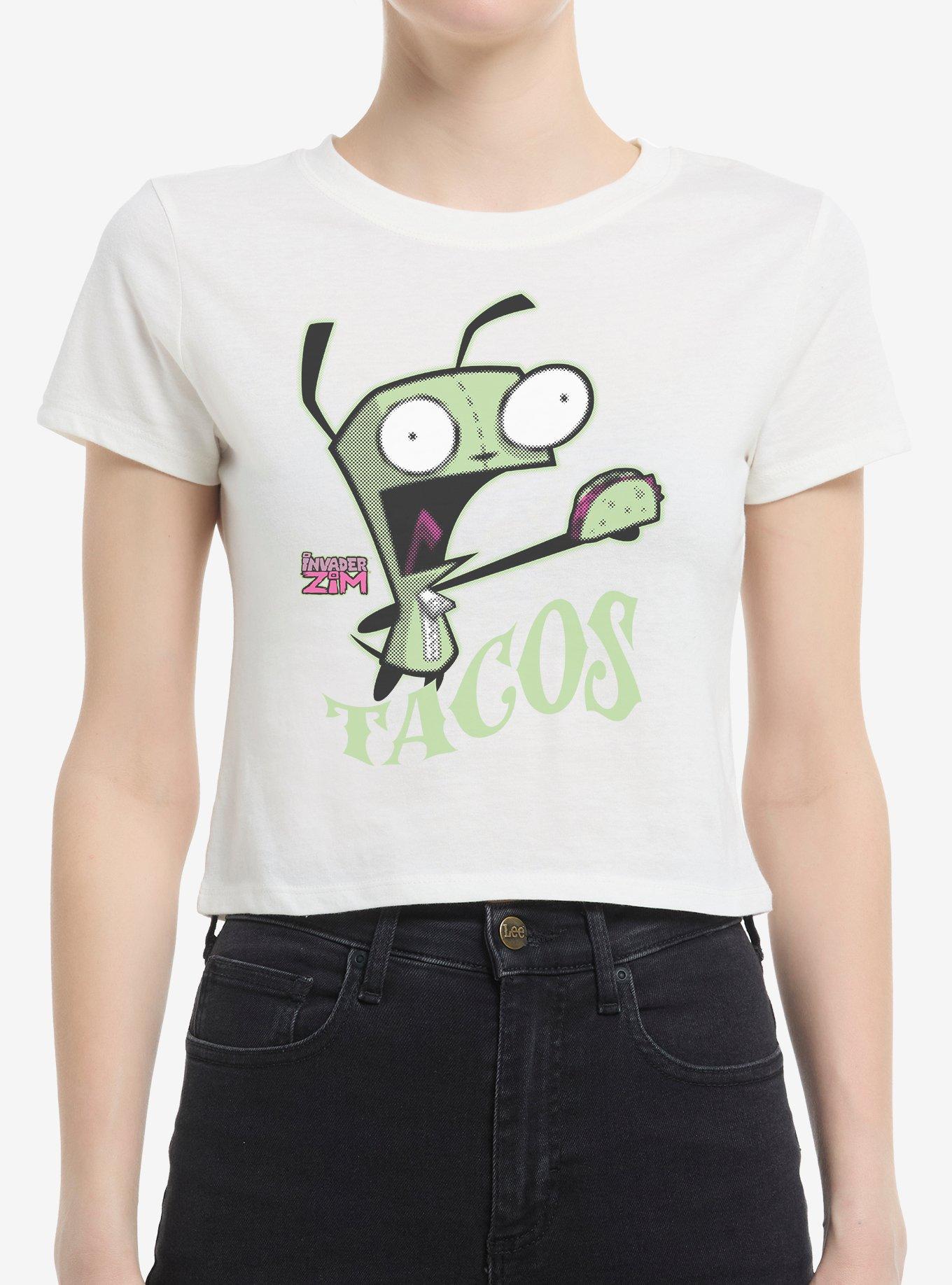Invader Zim GIR Tacos Womens Baby T-Shirt, , hi-res