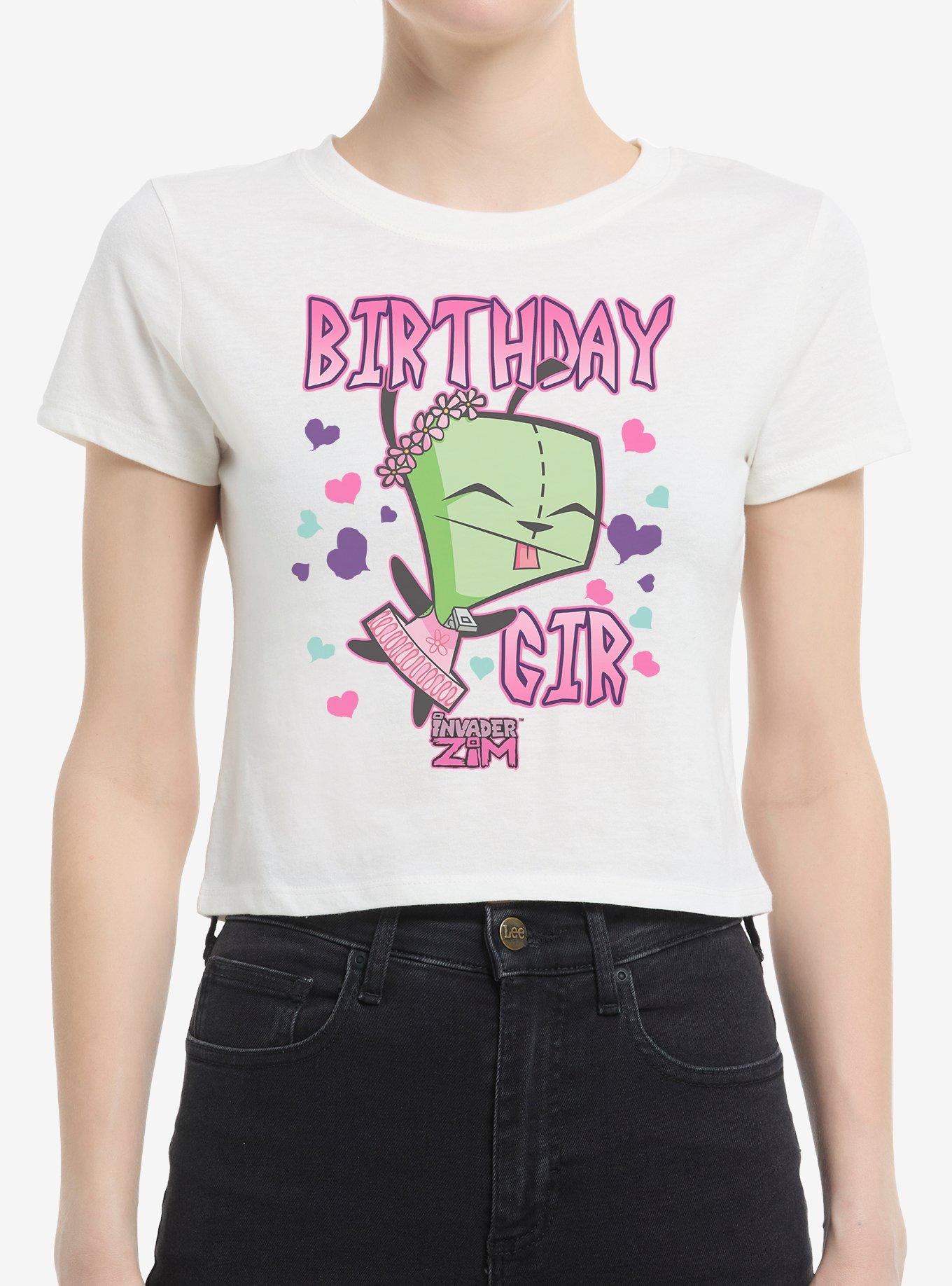 Invader Zim Birthday GIR Womens Baby T-Shirt, , hi-res