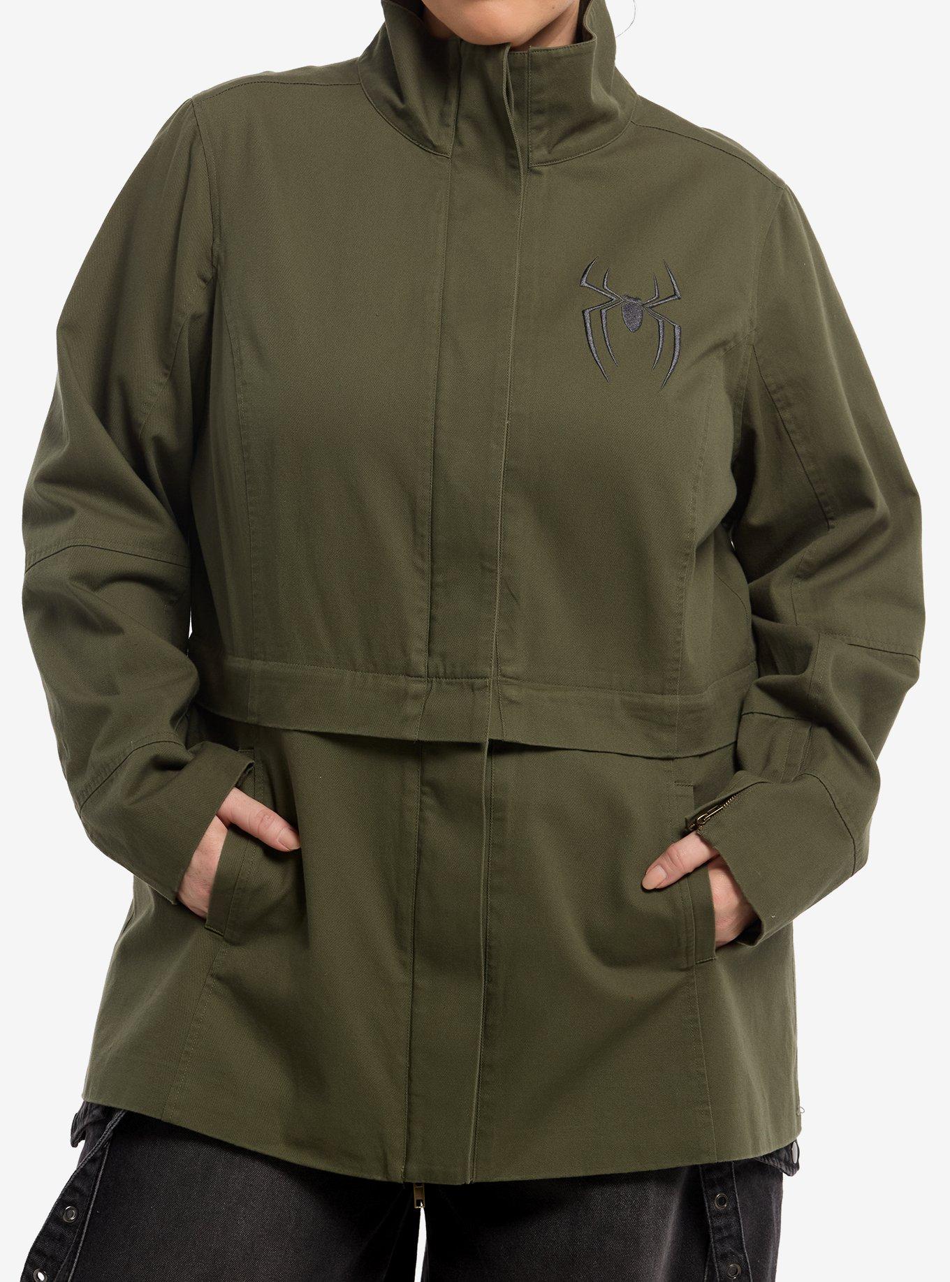 Her Universe Marvel Spider-Man: Brand New Day Zip-Off Utility Jacket Plus Size, , hi-res