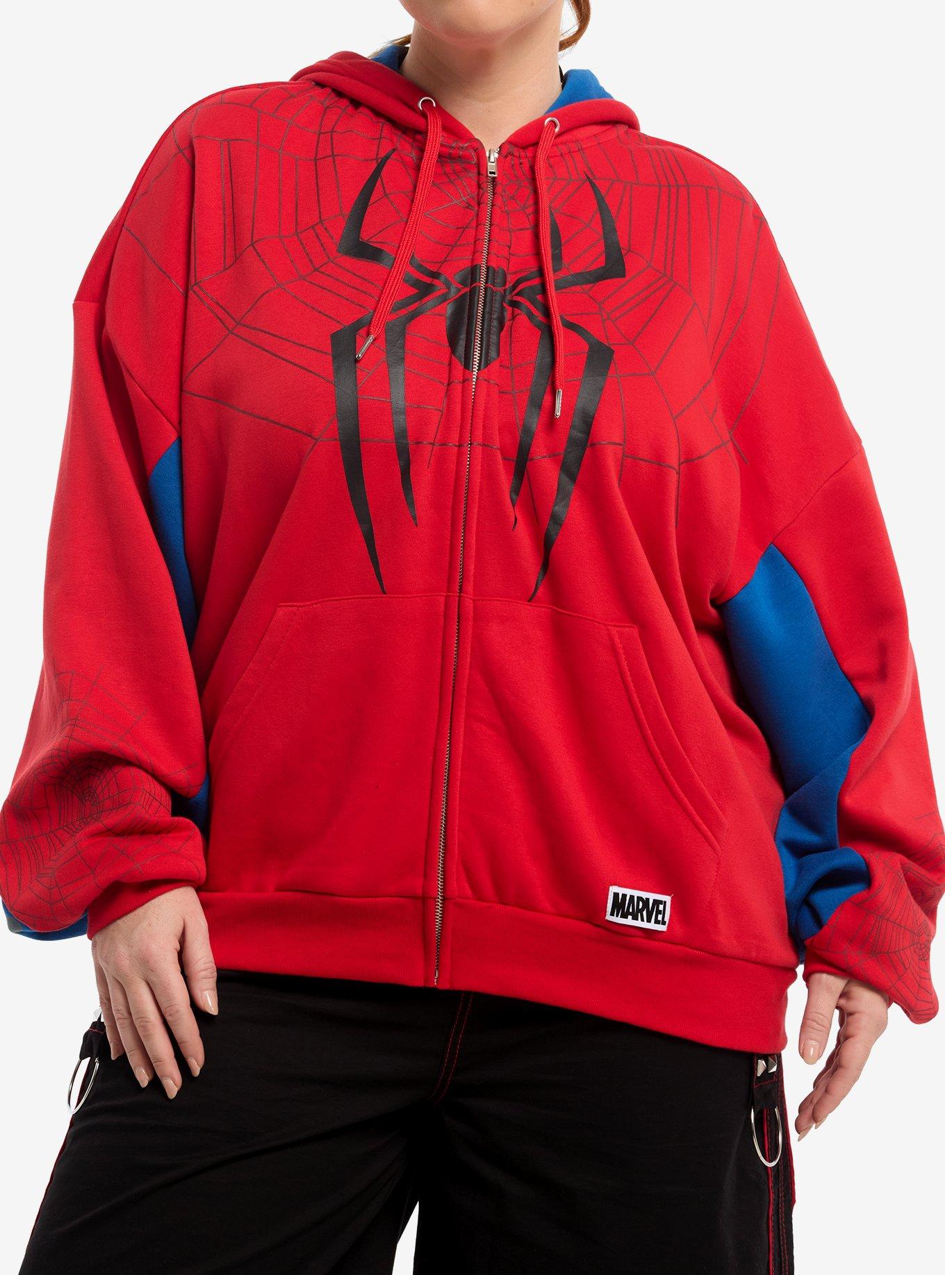 Her Universe Marvel Spider-Man: Brand New Day Spider-Man Oversized Hoodie Plus Size, , hi-res