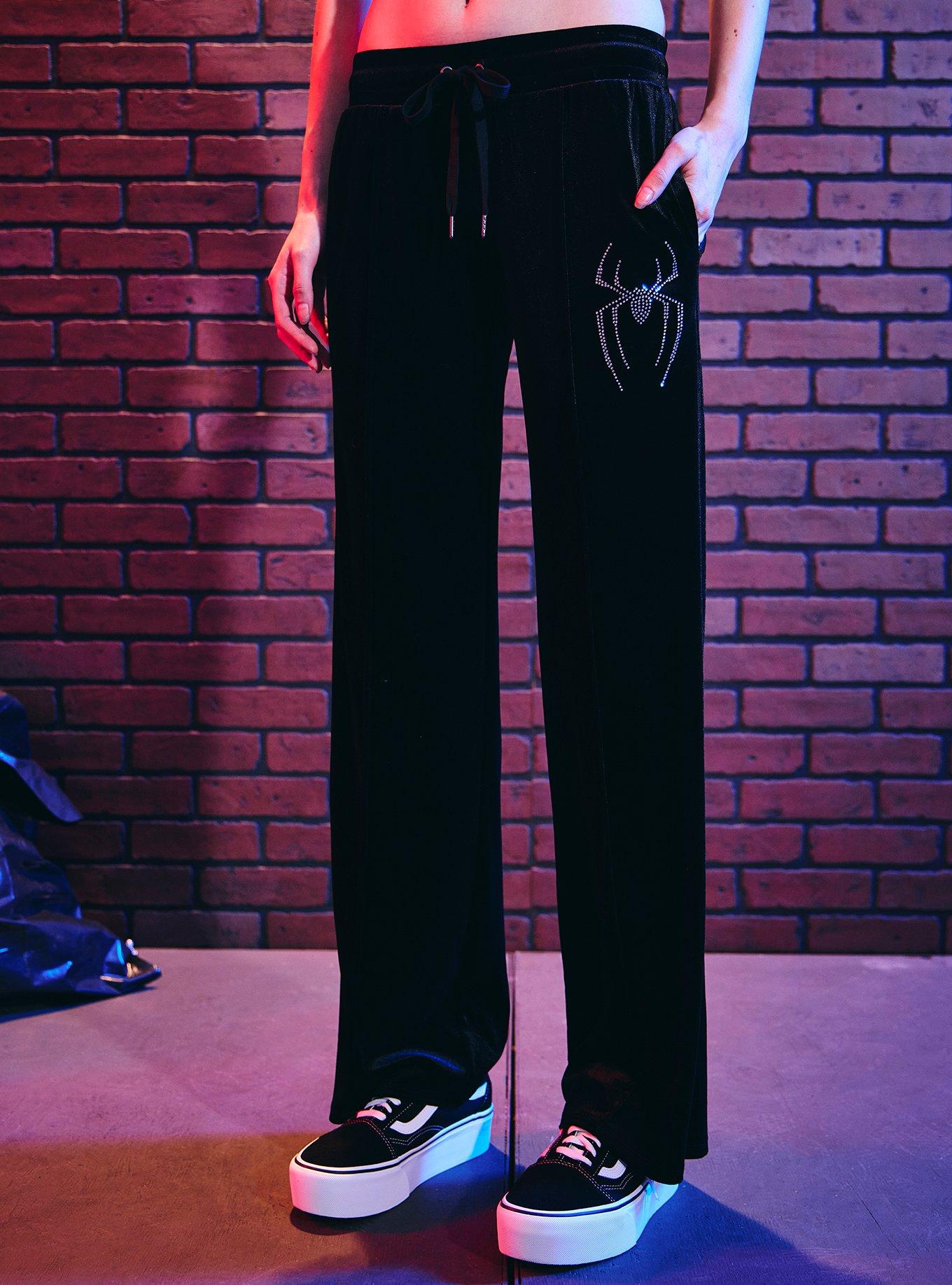 Her Universe Marvel Spider-Man: Brand New Day Spidey Velvet Lounge Pants, , hi-res