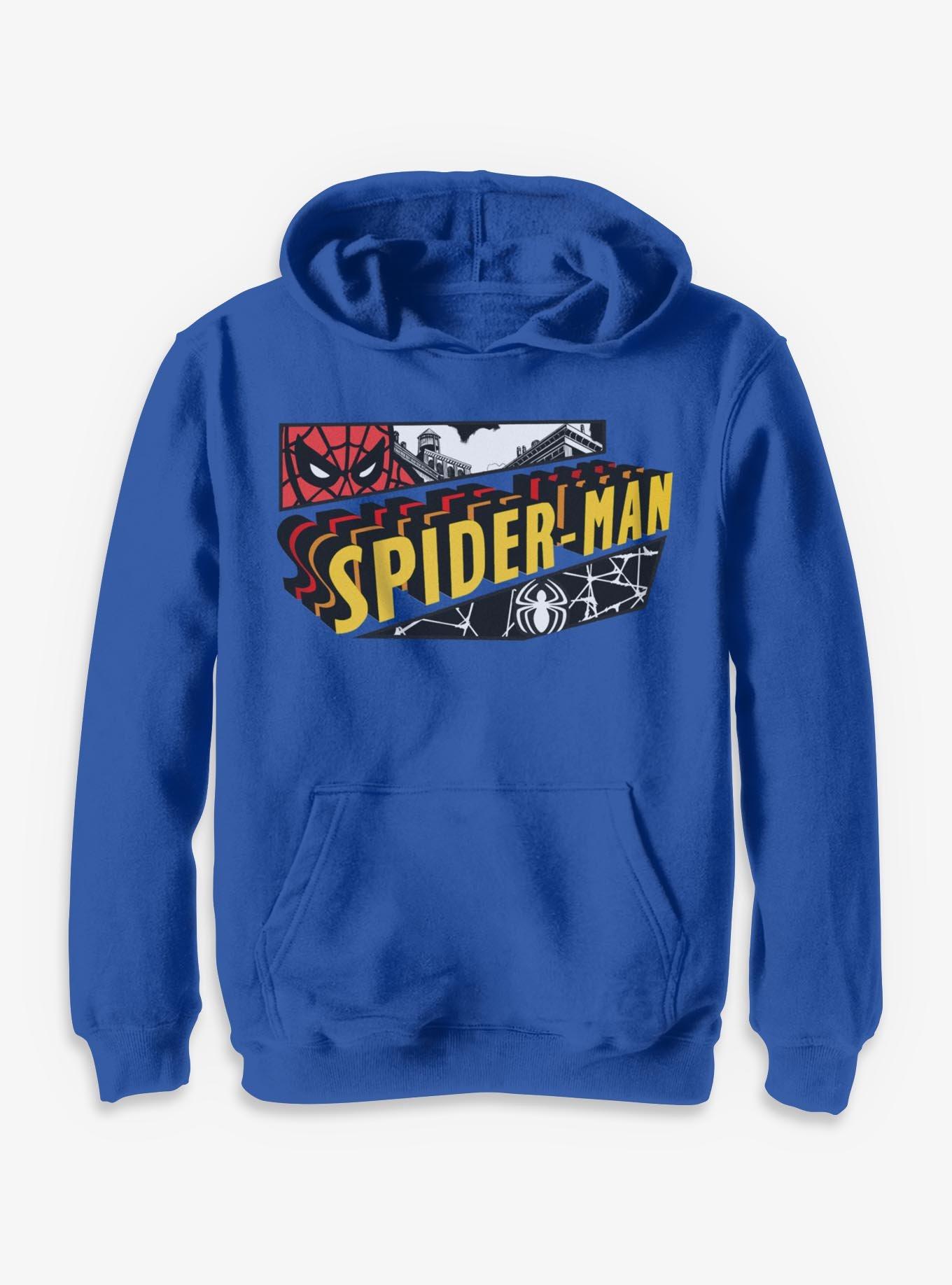Marvel Spider-Man Face Close Up  Youth Hoodie, , hi-res