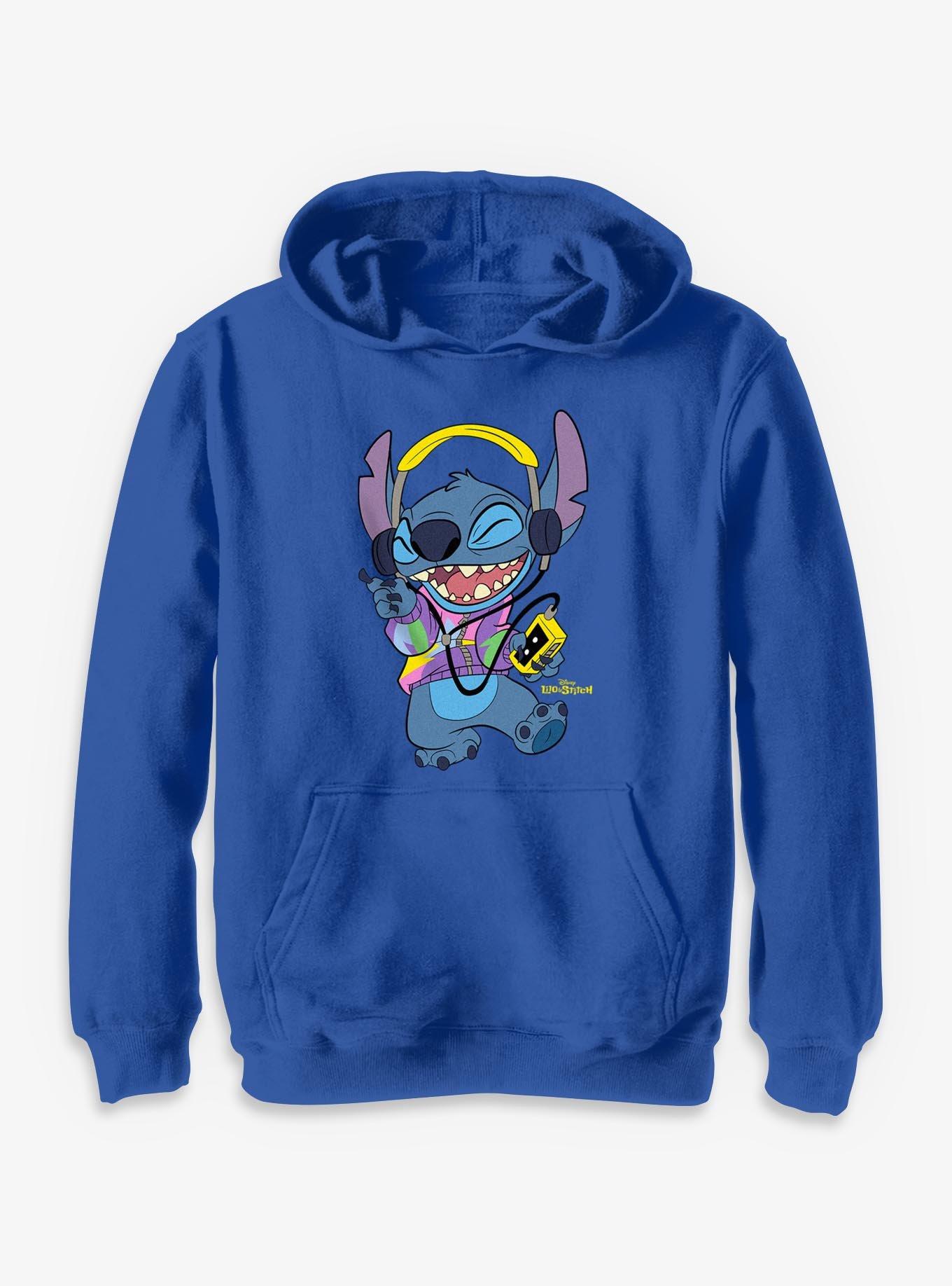 Disney Lilo & Stitch Rockin' Stitch Youth Hoodie, , hi-res