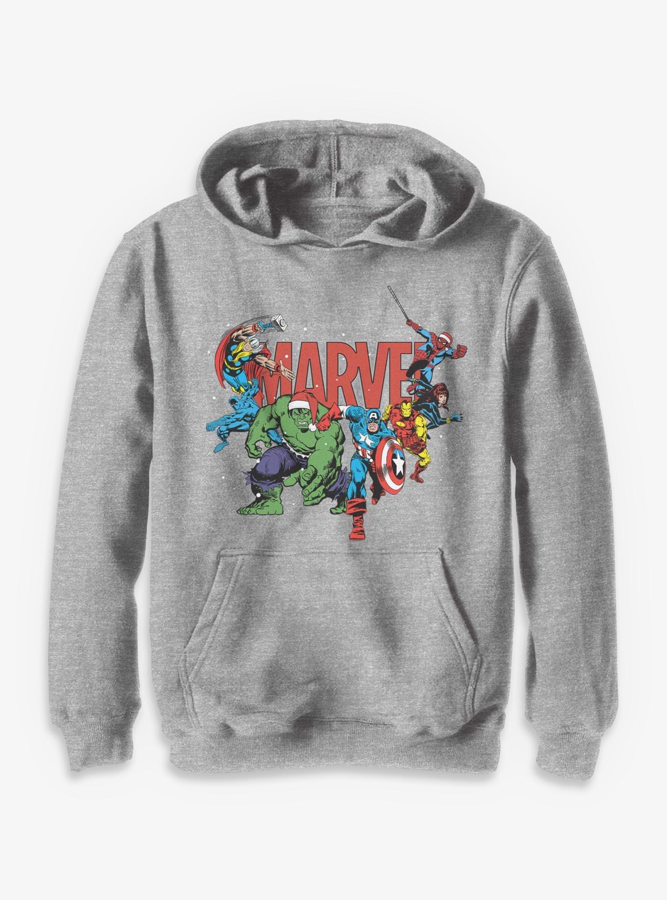 Marvel Christmas Friends Youth Hoodie, , hi-res