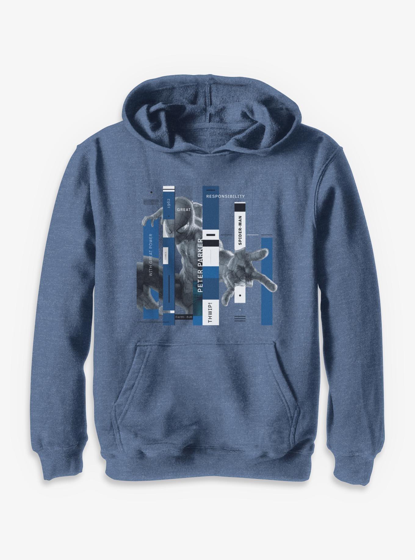 Marvel Spider-Man Panels Puzzle Youth Hoodie, , hi-res