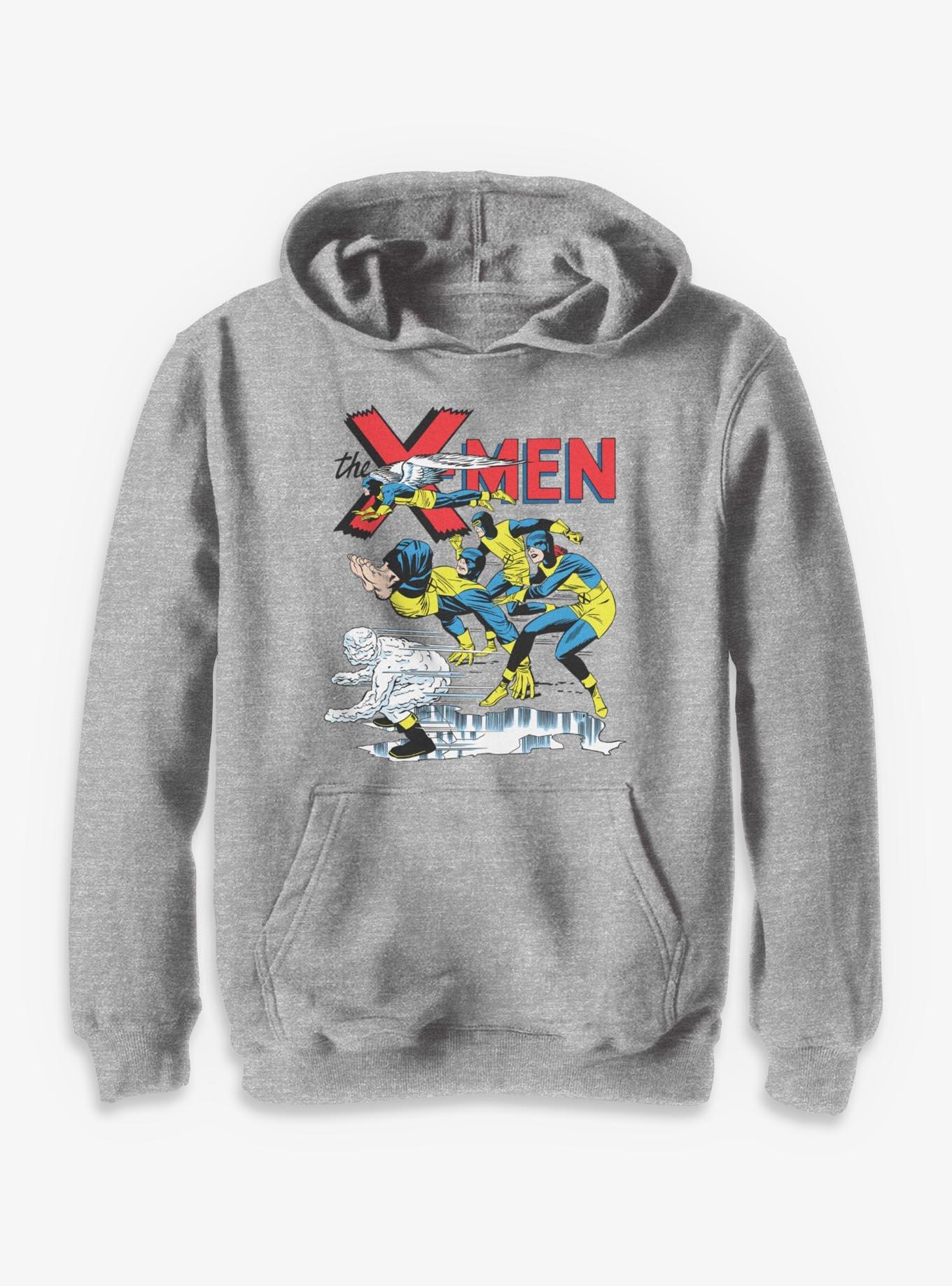 Marvel X-Men Retro Team Youth Hoodie, , hi-res