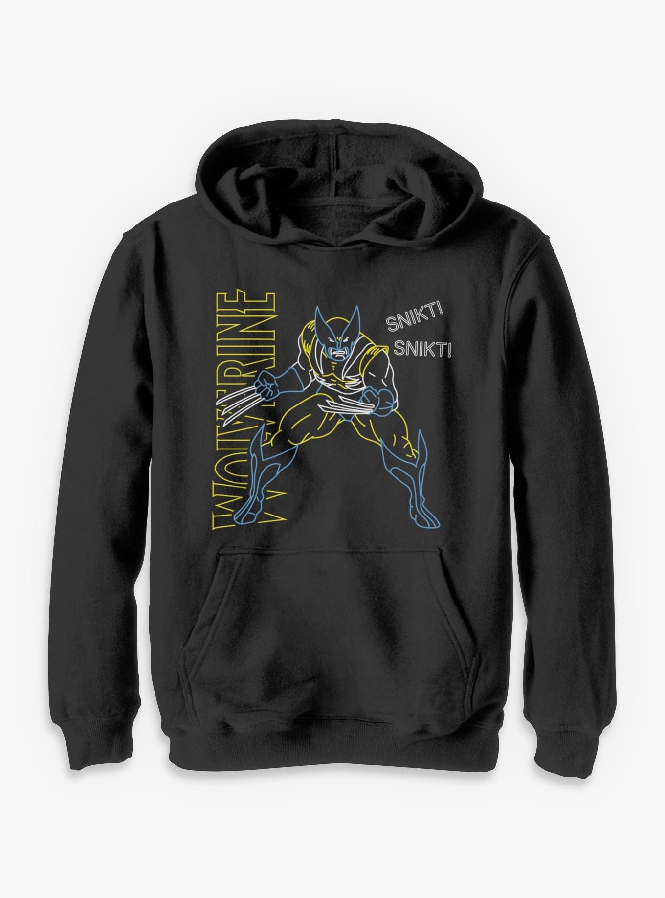 Marvel X-Men Wolverine Snikt  Youth Hoodie
