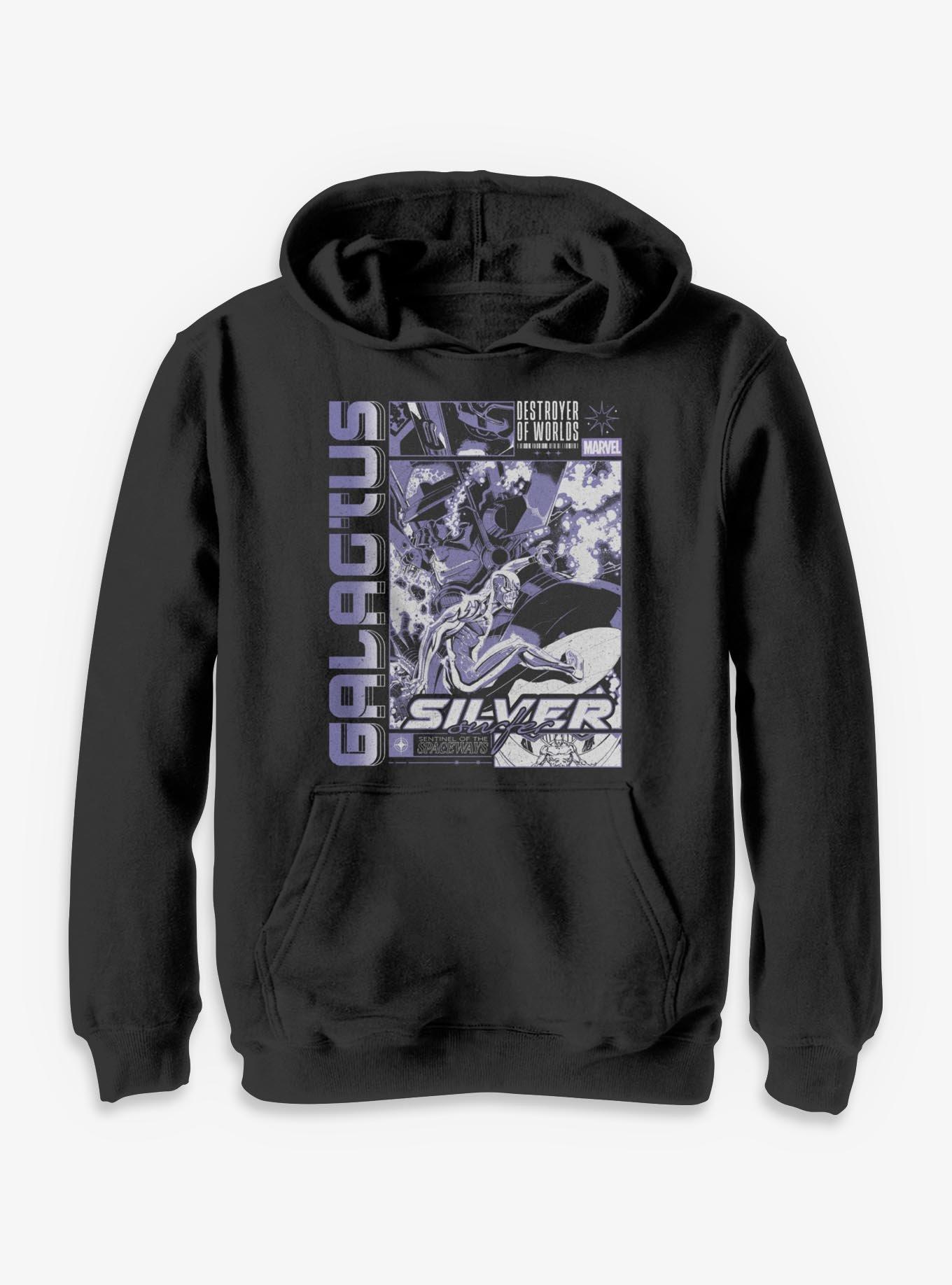 Marvel Fantastic Four Galactus And Silver Surfer Youth Hoodie, , hi-res