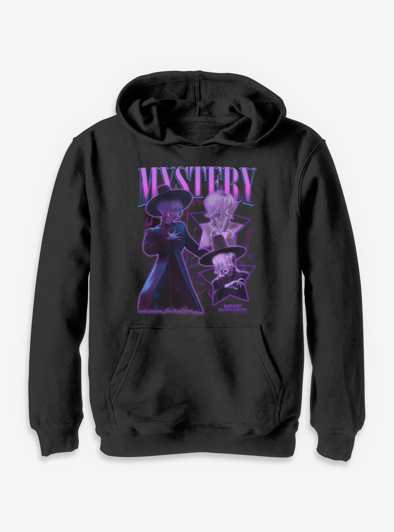 KPop Demon Hunters Saja Boys Mystery Collage Youth Hoodie, , hi-res