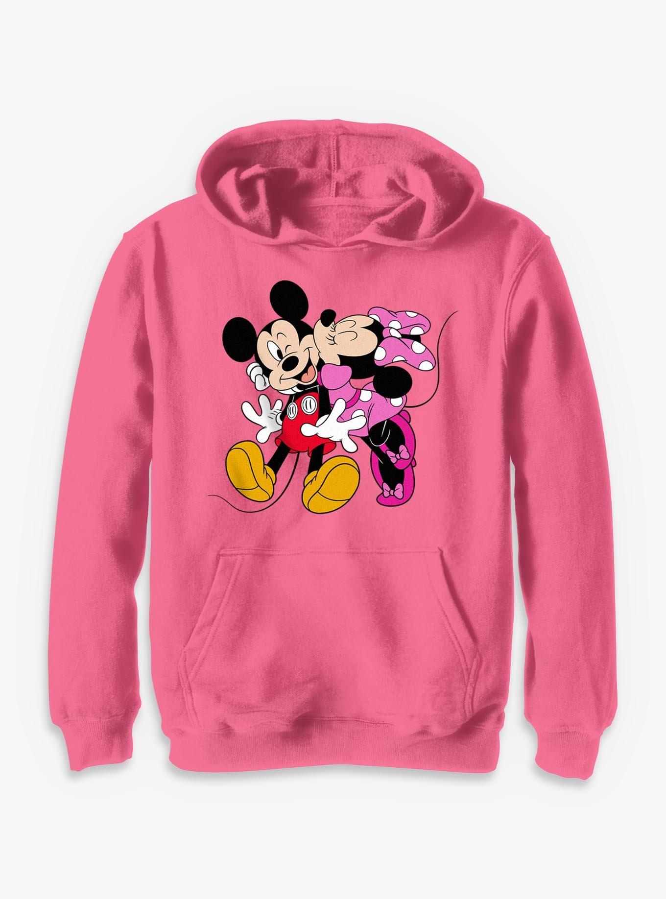 Disney Mickey Mouse & Minnie Mouse Hugs & Kisses Youth Hoodie