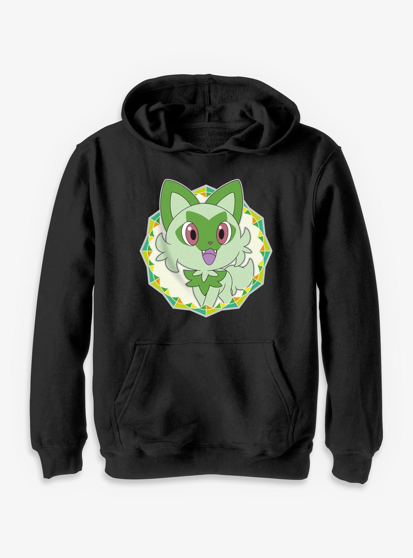 Pokemon Sprigatito Sparkle Youth Hoodie, , hi-res