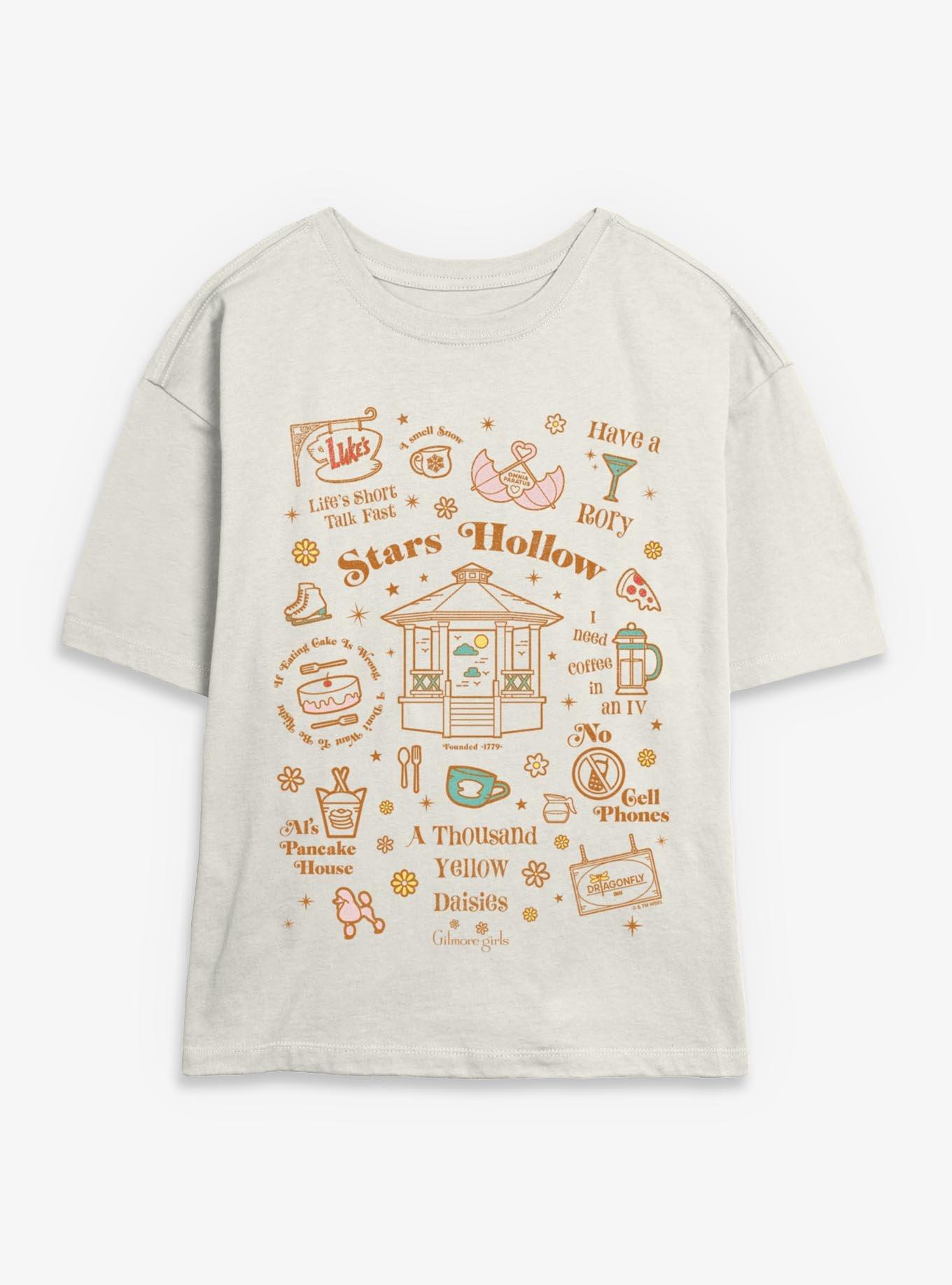 Gilmore Girls Stars Hollow Icons Womens Skimmer T-Shirt, , hi-res