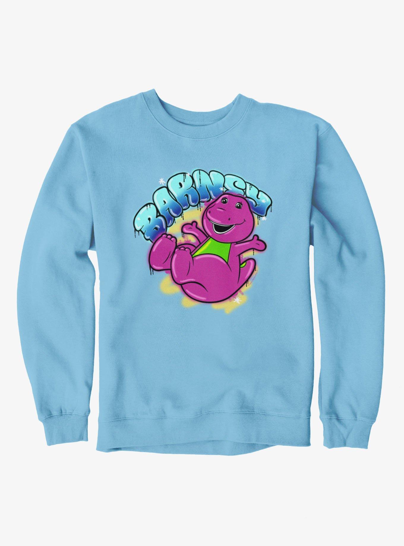 Barney Graffiti Jump Sweatshirt | Hot Topic
