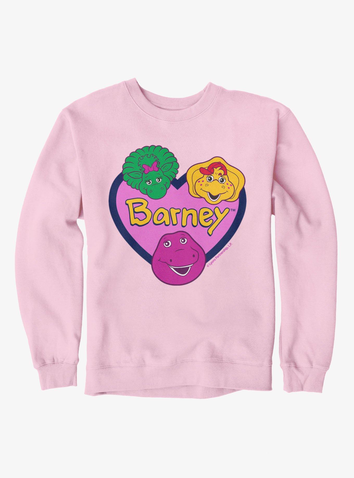 Barney Heart Trio Baby Bop And Bj Sweatshirt, , hi-res