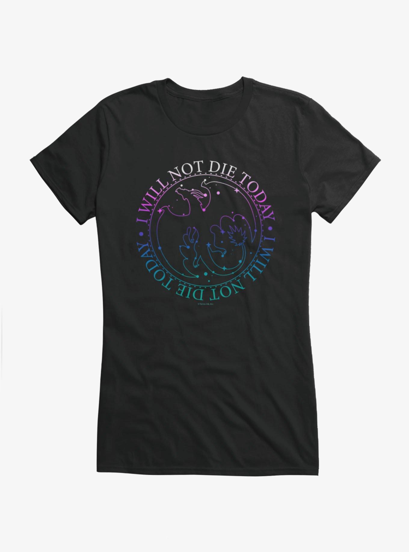 Fourth Wing The Empyrean I Will Not Die Circle Girls T-Shirt, , hi-res
