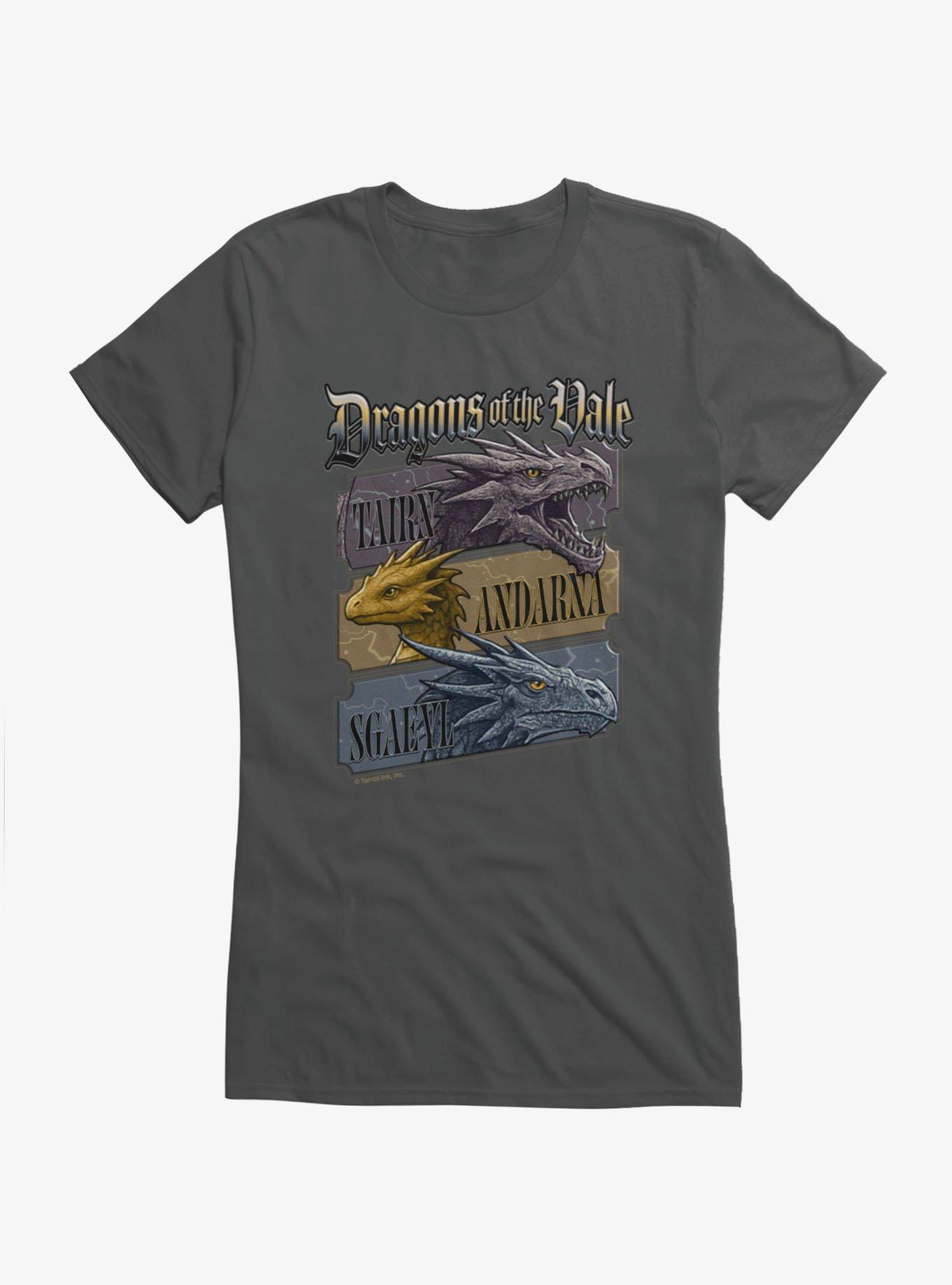 Fourth Wing The Empyrean Dragons Of The Vale Placards Girls T-Shirt, , hi-res