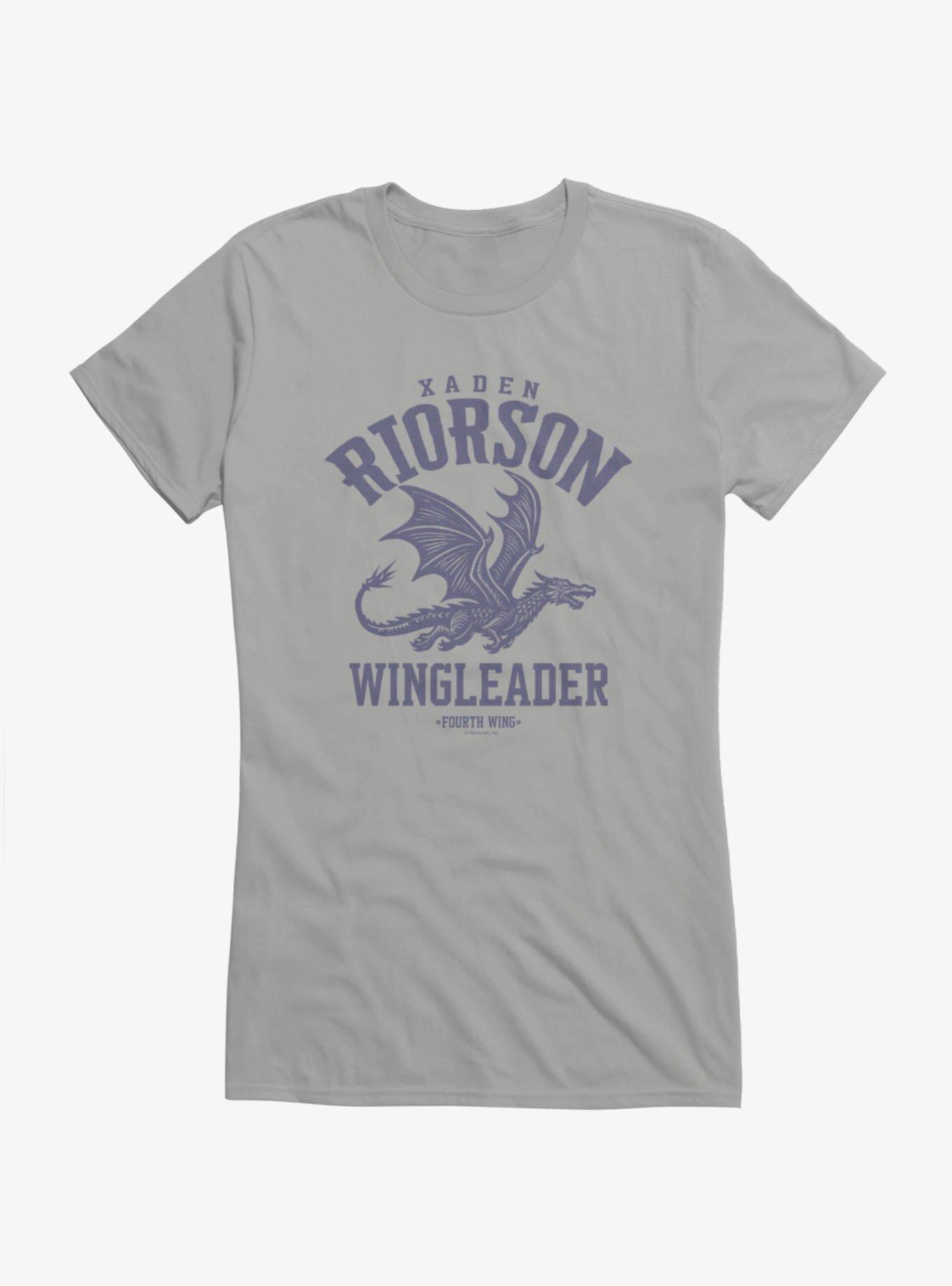 Fourth Wing The Empyrean Xaden Riorson Wingleader Girls T-Shirt, SPORT GRAY, hi-res