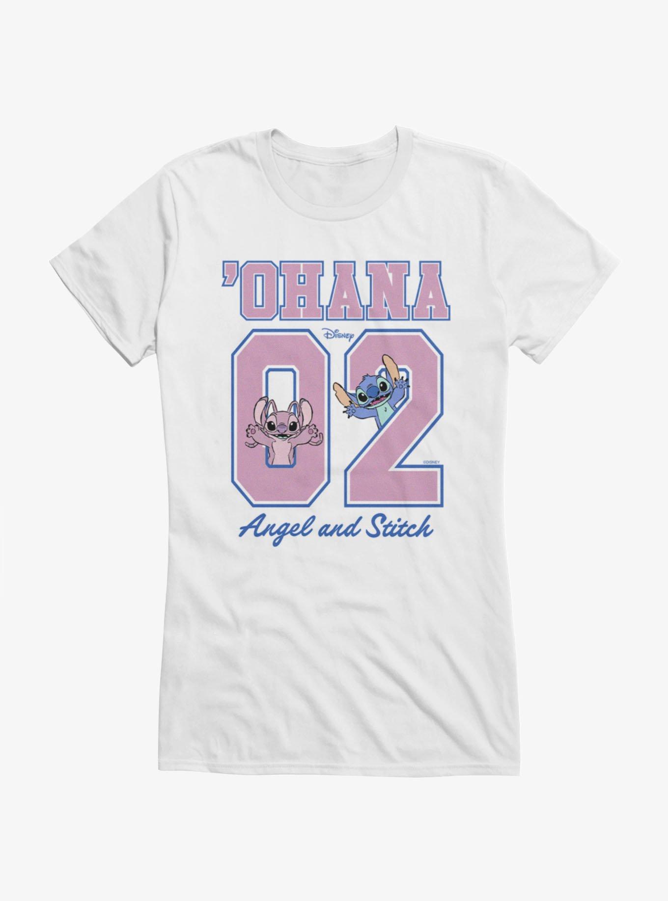 Disney Lilo & Stitch Stitch And Angel Ohana Girls T-Shirt, , hi-res