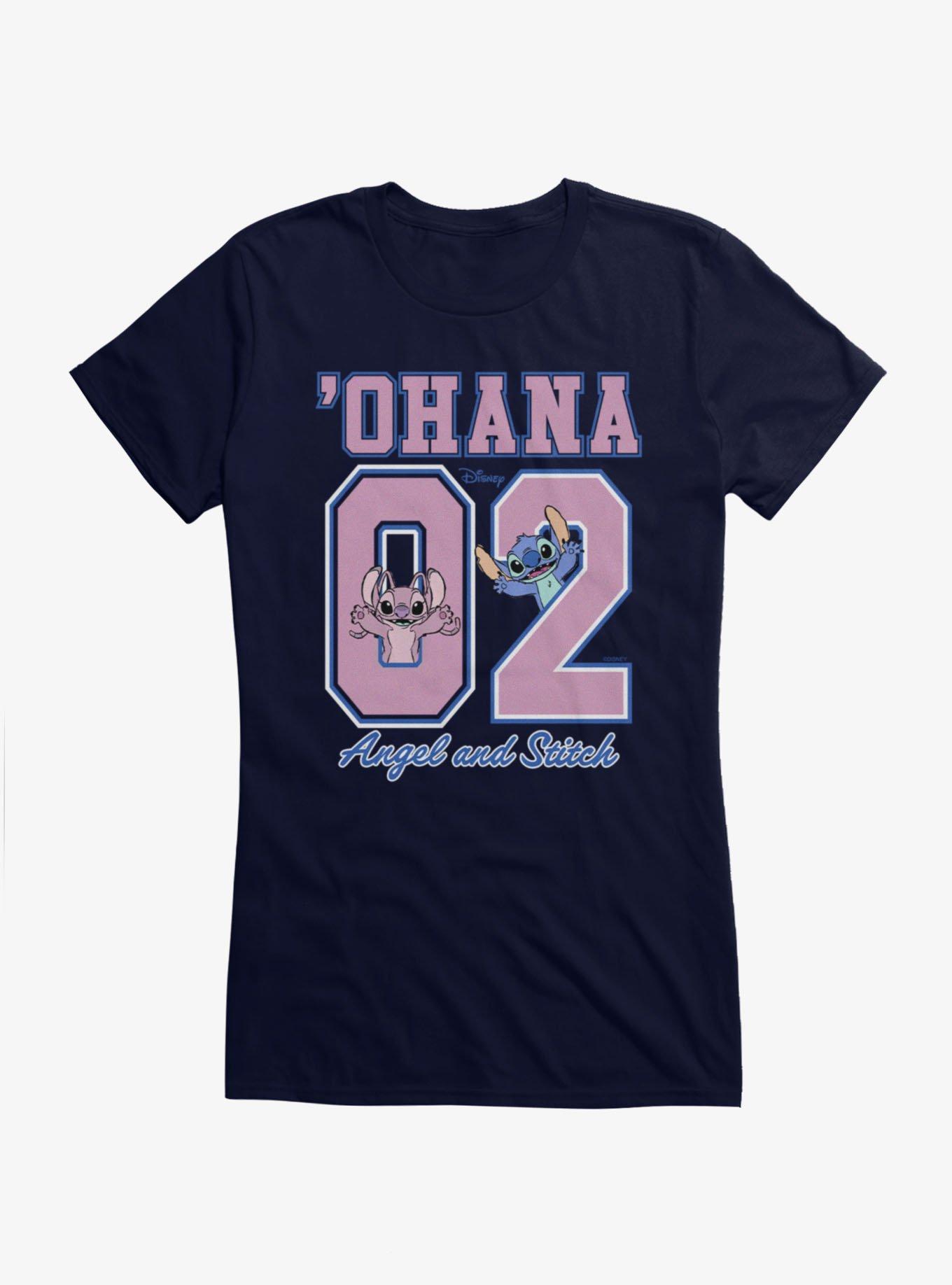 Disney Lilo & Stitch Stitch And Angel Ohana Girls T-Shirt