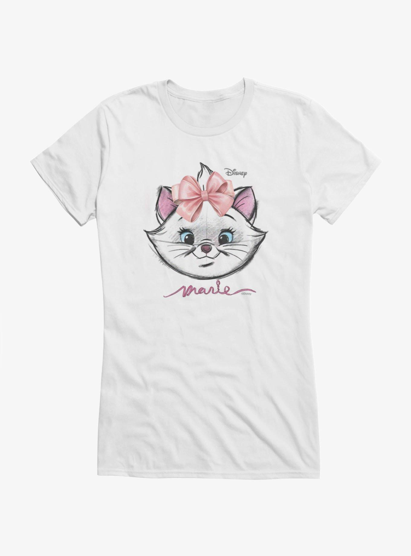 Disney The Aristocats Marie Face Sketch Girls T-Shirt, , hi-res