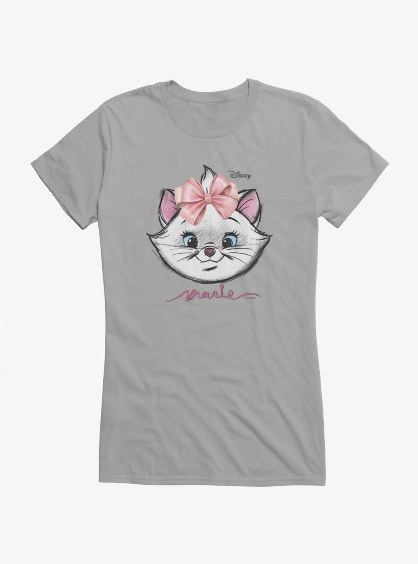 Disney The Aristocats Marie Face Sketch Girls T-Shirt, , hi-res