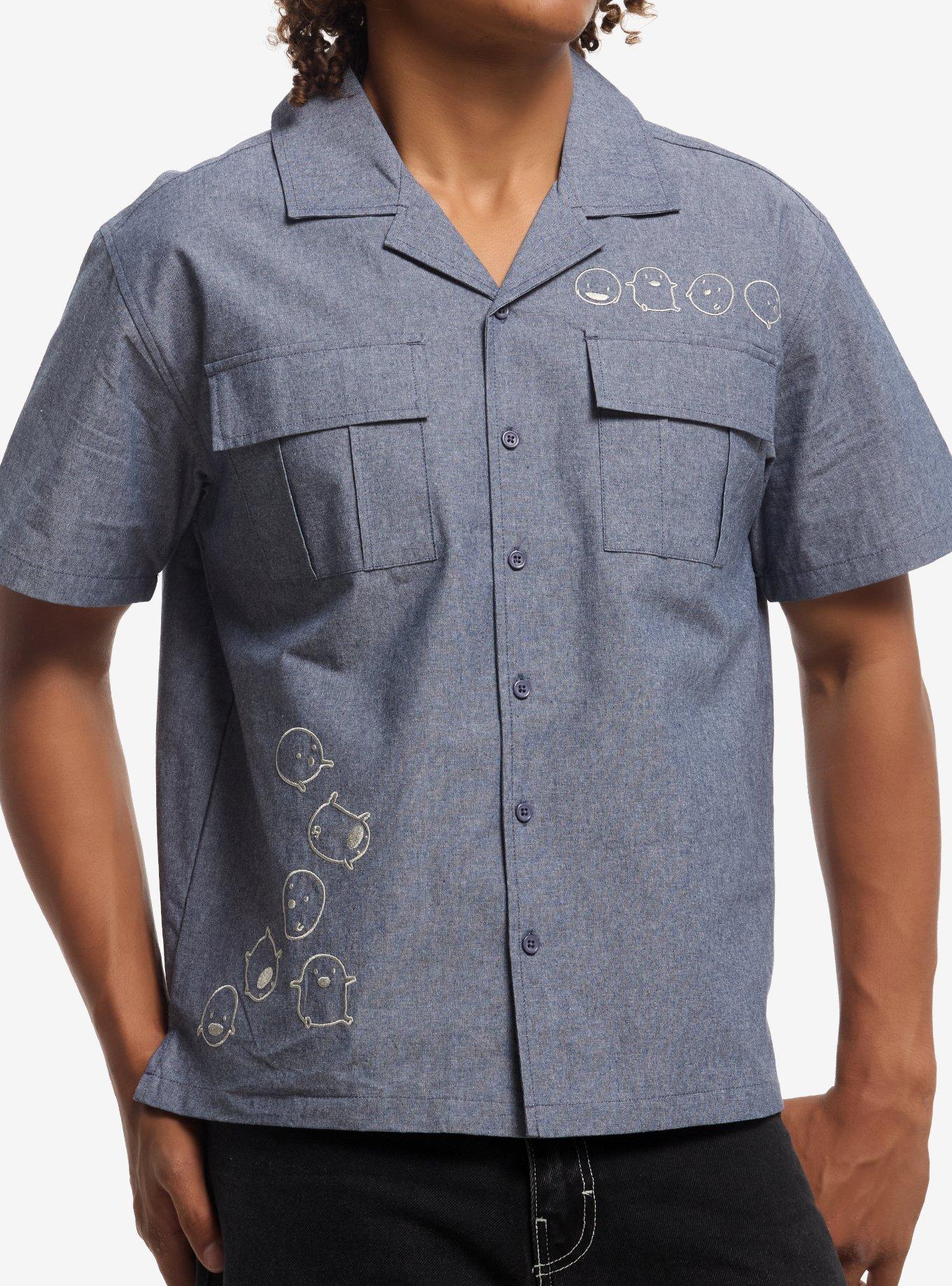 Our Universe Studio Ghibli® The Boy And The Heron Warawara Chambray Woven Button-Up