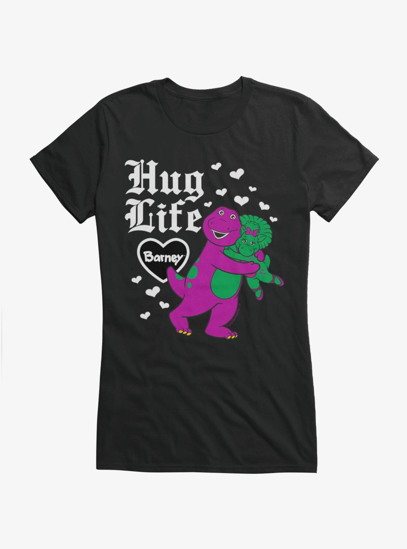 Barney Hug Life And Hearts T-Shirt