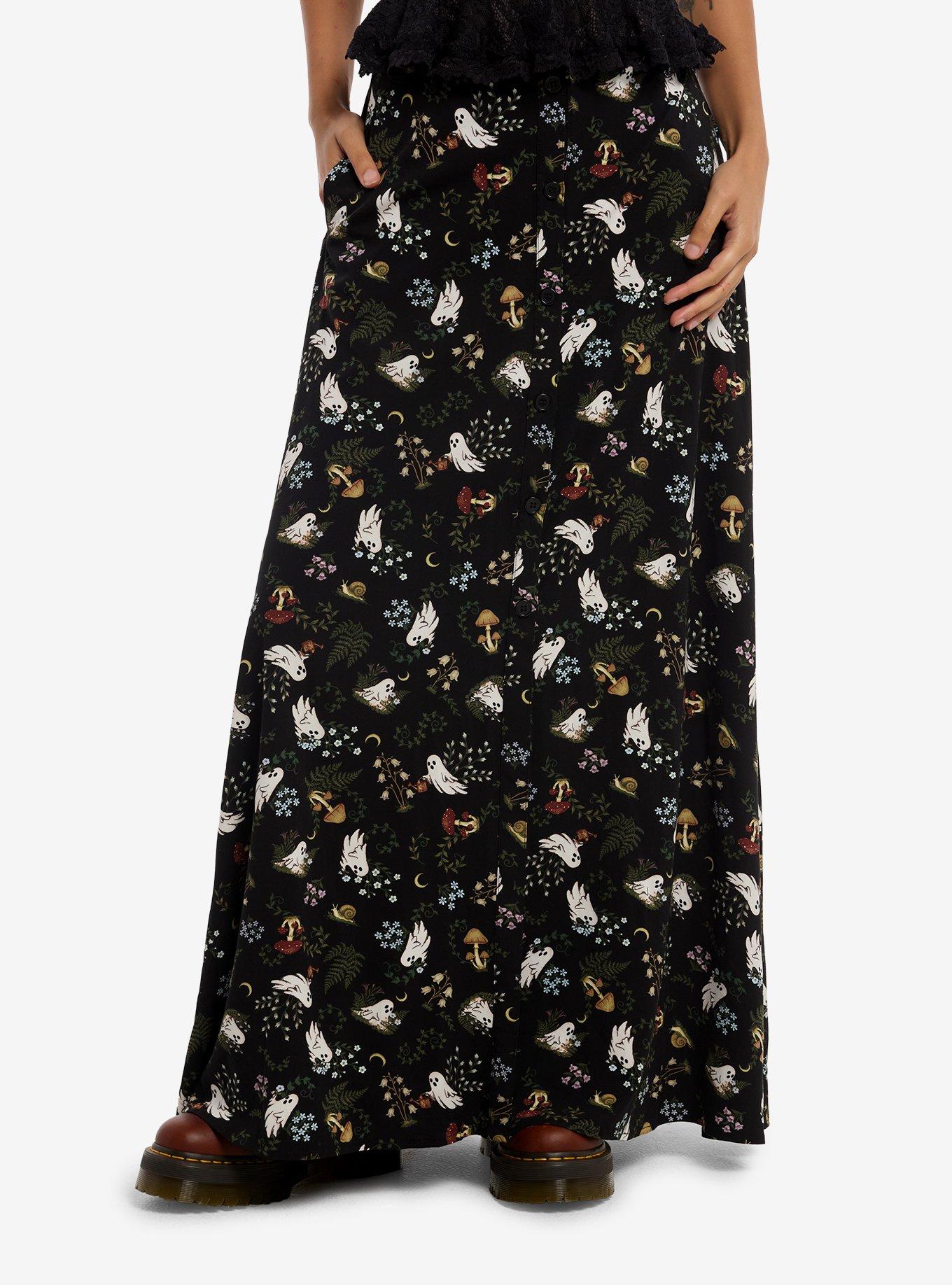 Thorn & Fable Ghost Plants Maxi Skirt, , hi-res