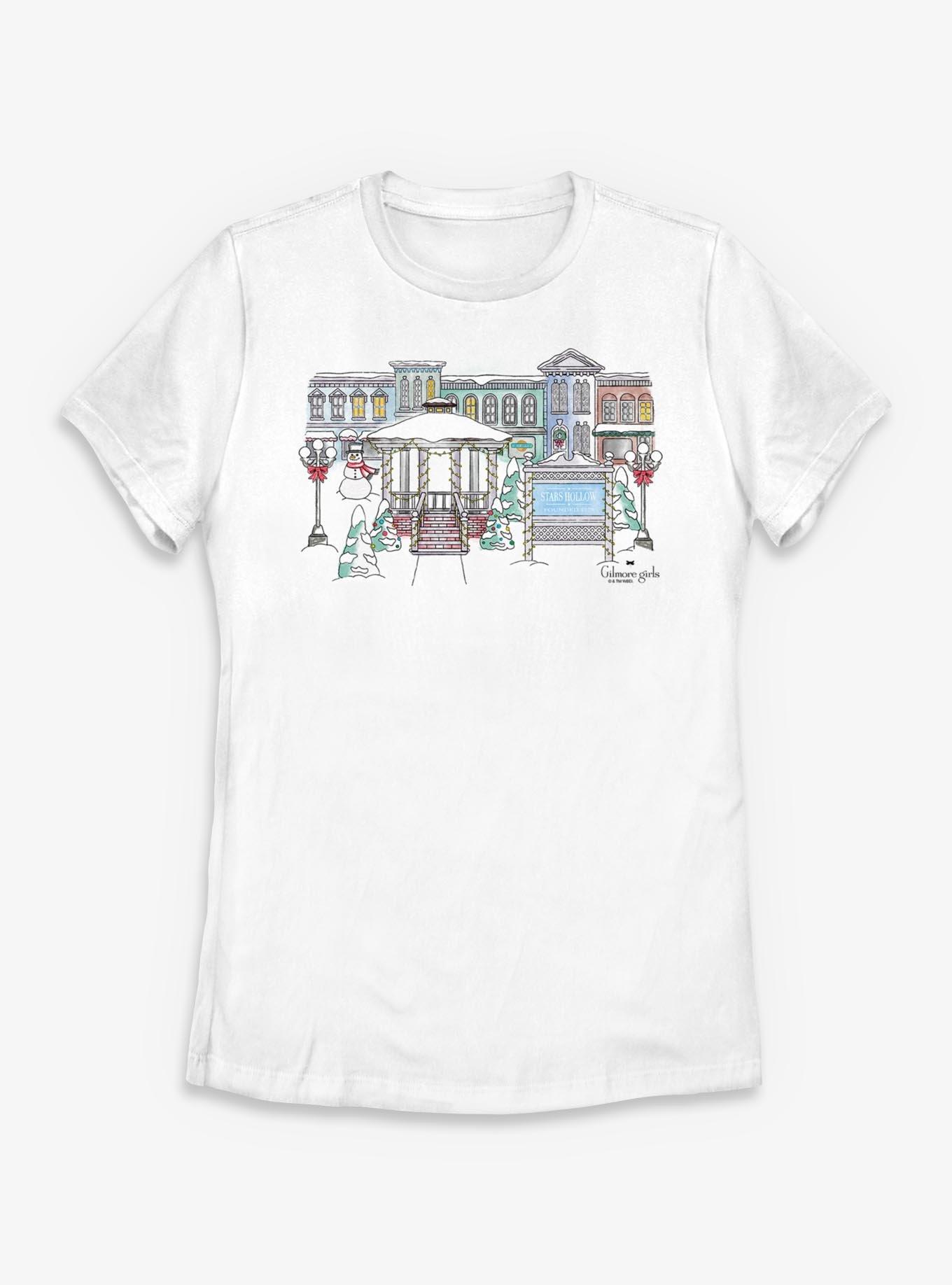 Gilmore Girls Stars Hollow Winter Womens T-Shirt, , hi-res