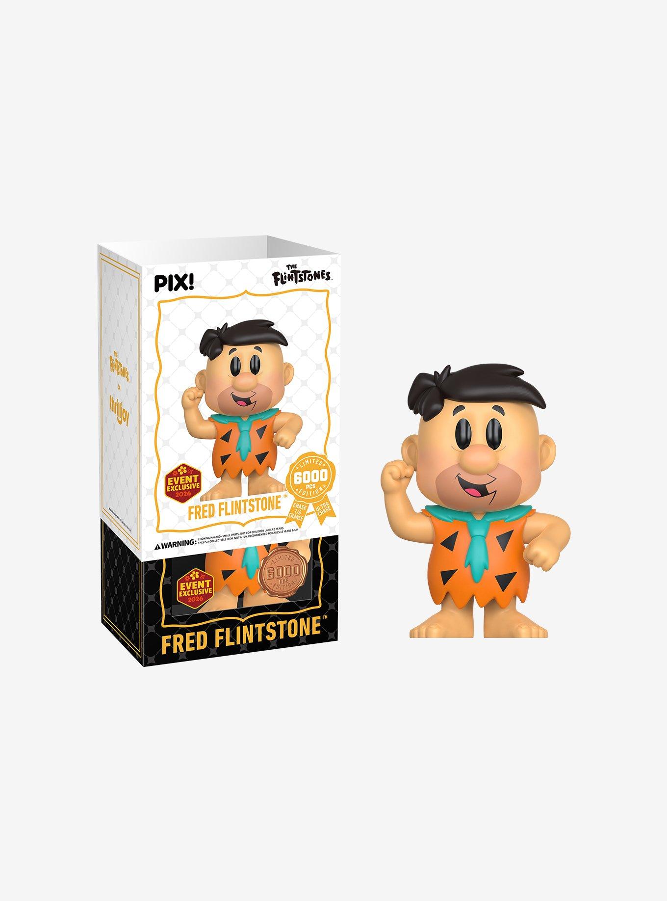 Thrilljoy The Flintstones Pix! Fred Flintstone Collectible Figure, , hi-res